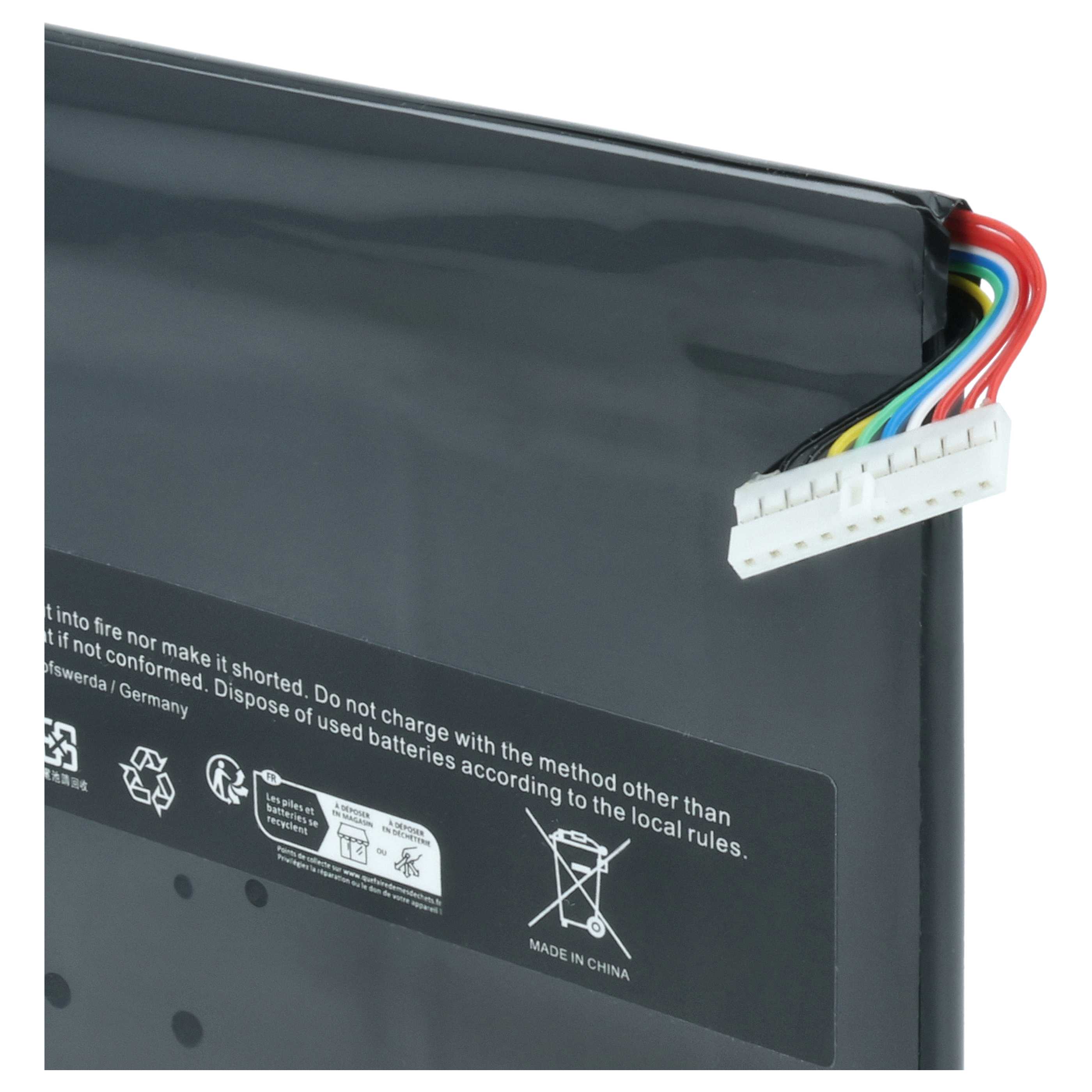 Akumulator do laptopa zamiennik MSI MS-17B1, MS-16K4, BTY-U6J, BTY-M6J, MS-17B4 - 5300 mAh 11,4 V LiPo