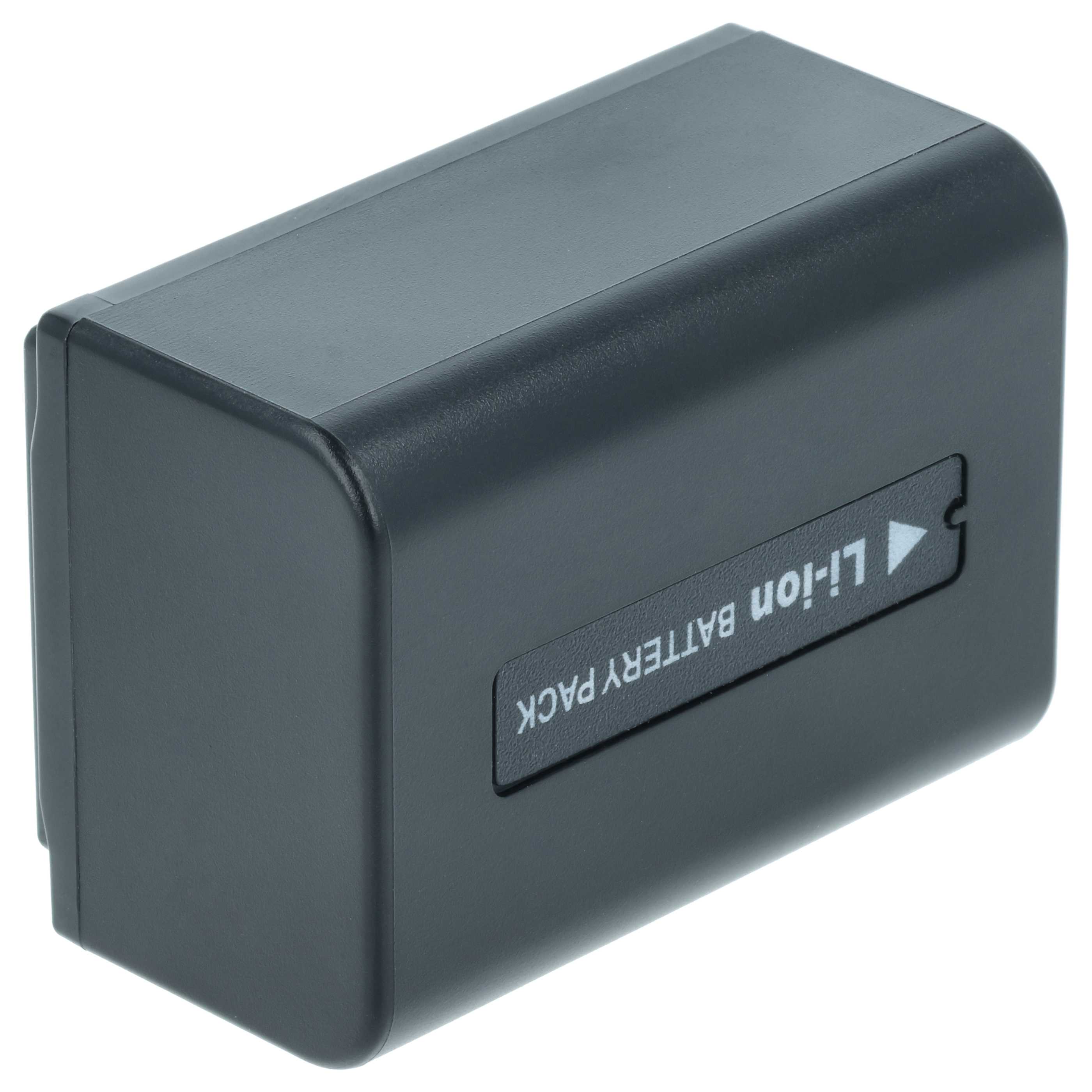 Videocamera 2x Battery replaces Sony NP-FV50A - 900 mAh 7.3 V Li-Ion