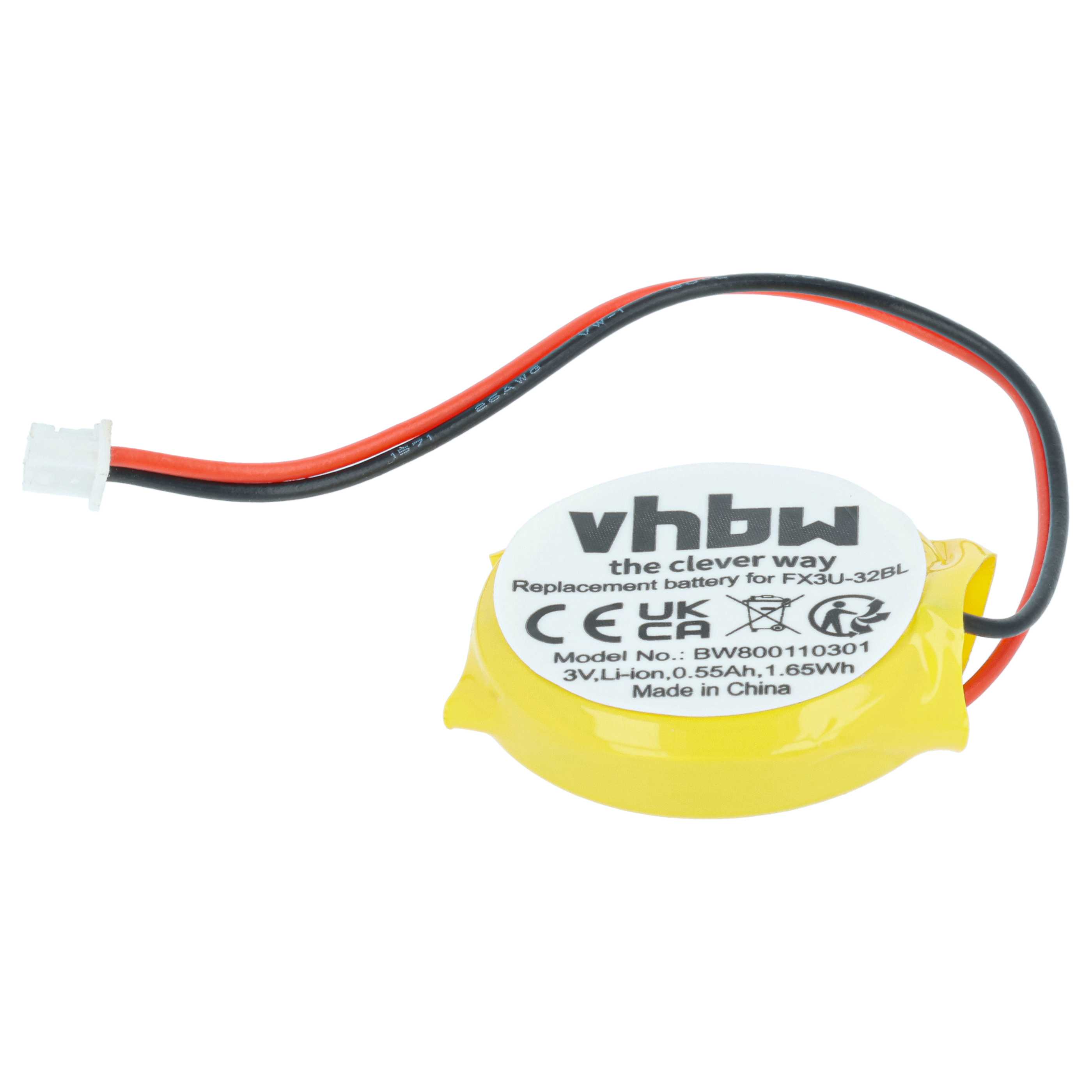 Computer BIOS Battery Replacement for GT11-50BAT, FX3U-32BL - 550 mAh 3 V Li-Ion