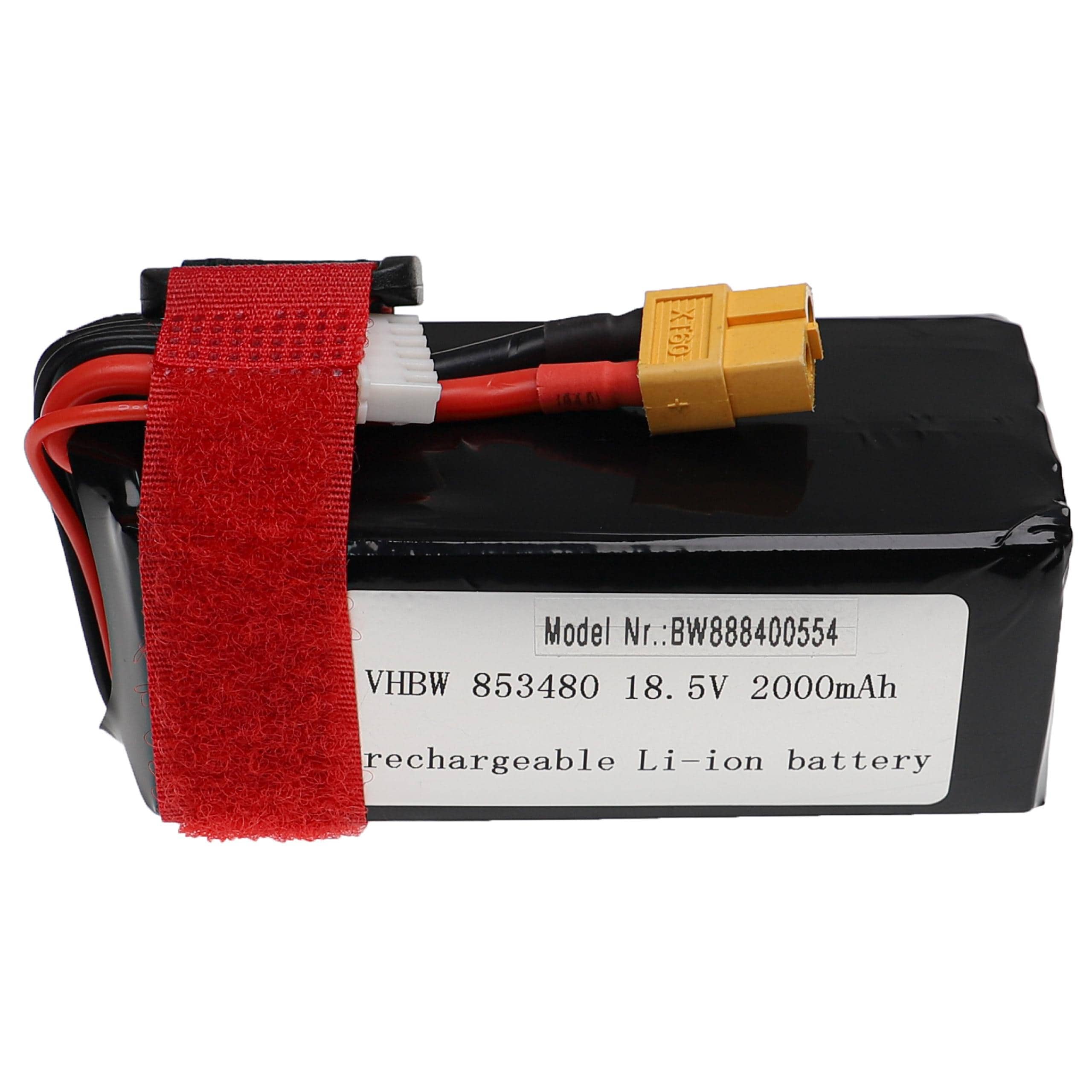 Batterie modèle radio-télécommandé - 2000mAh 18,5V Li-polymère, XT60