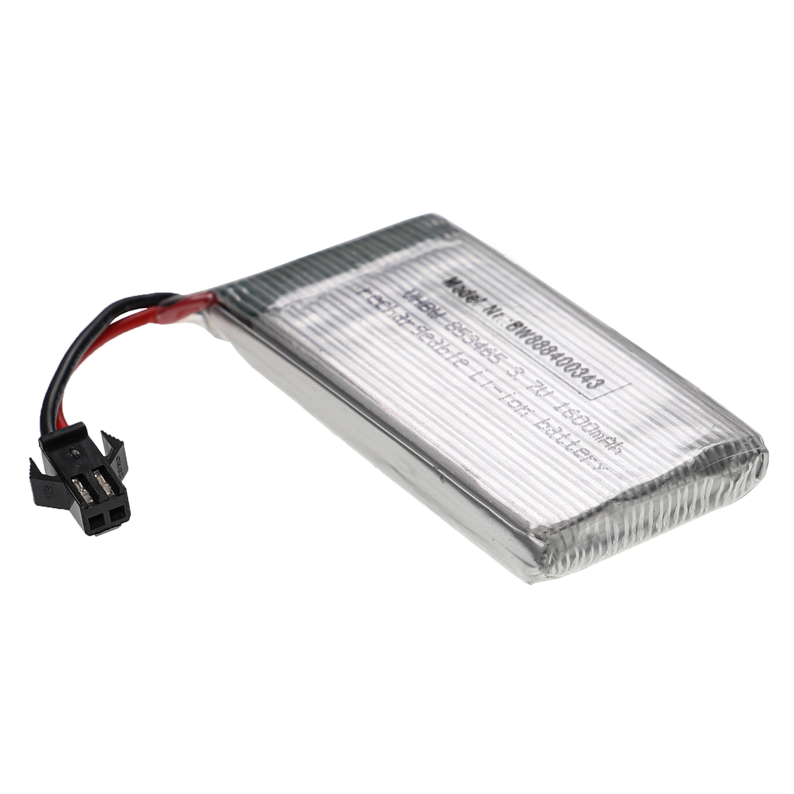Batería para dispositivos modelismo - 1600 mAh 3,7 V Li-poli, SM-2P