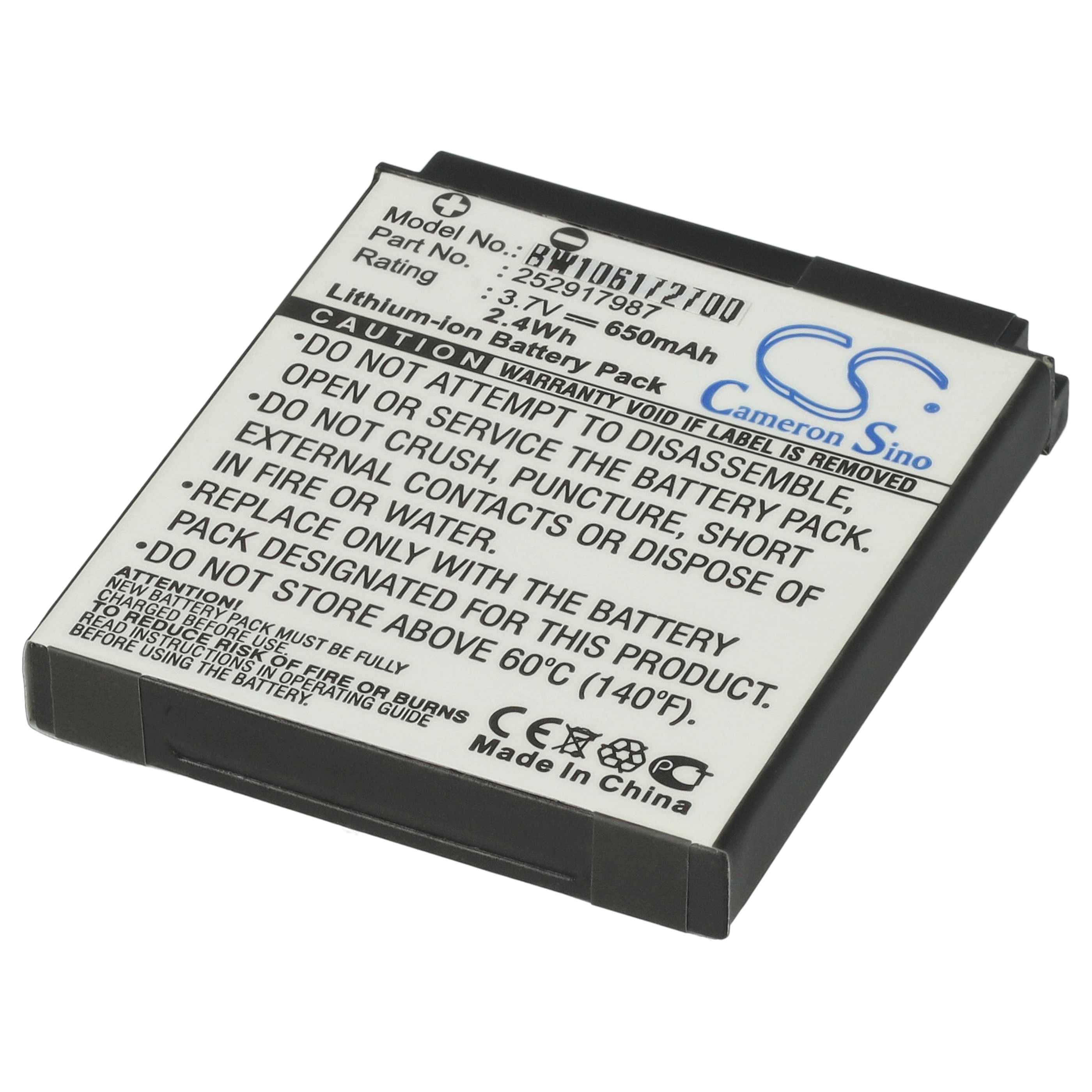 Akumulator do telefonu smartfona zamiennik Sagem 287144358, 252917987, 253030172 - 650 mAh 3,7 V Li-Ion