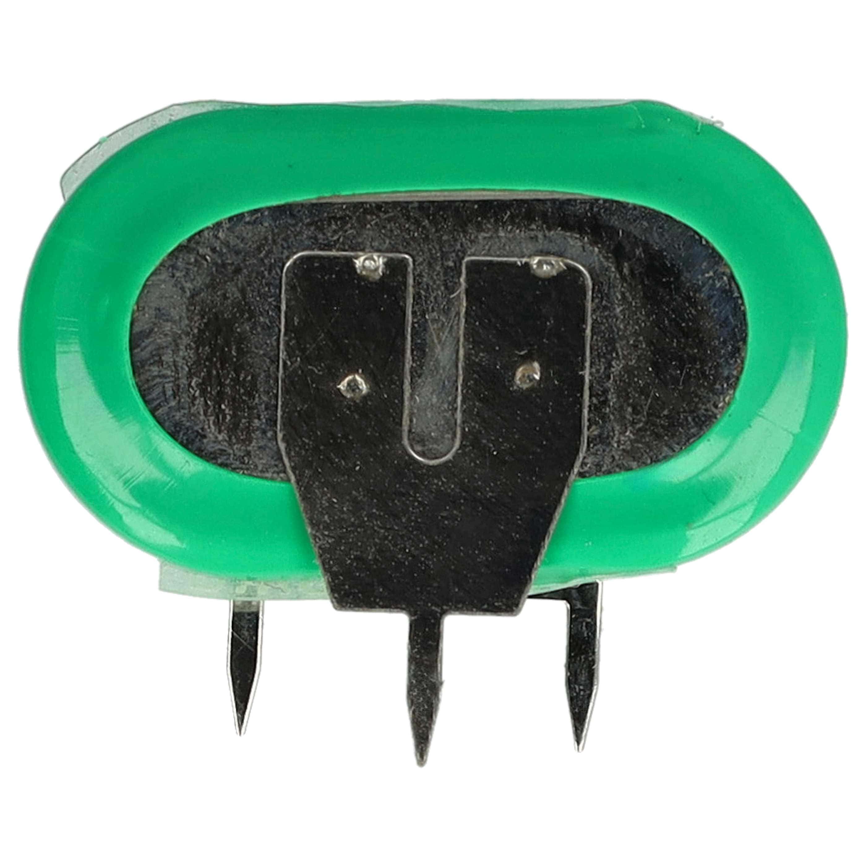 5x Button Cell Battery Type 1/V150H 3 Pins for Model Building Solar Lamps etc. - 150 mAh 1.2 V NiMH