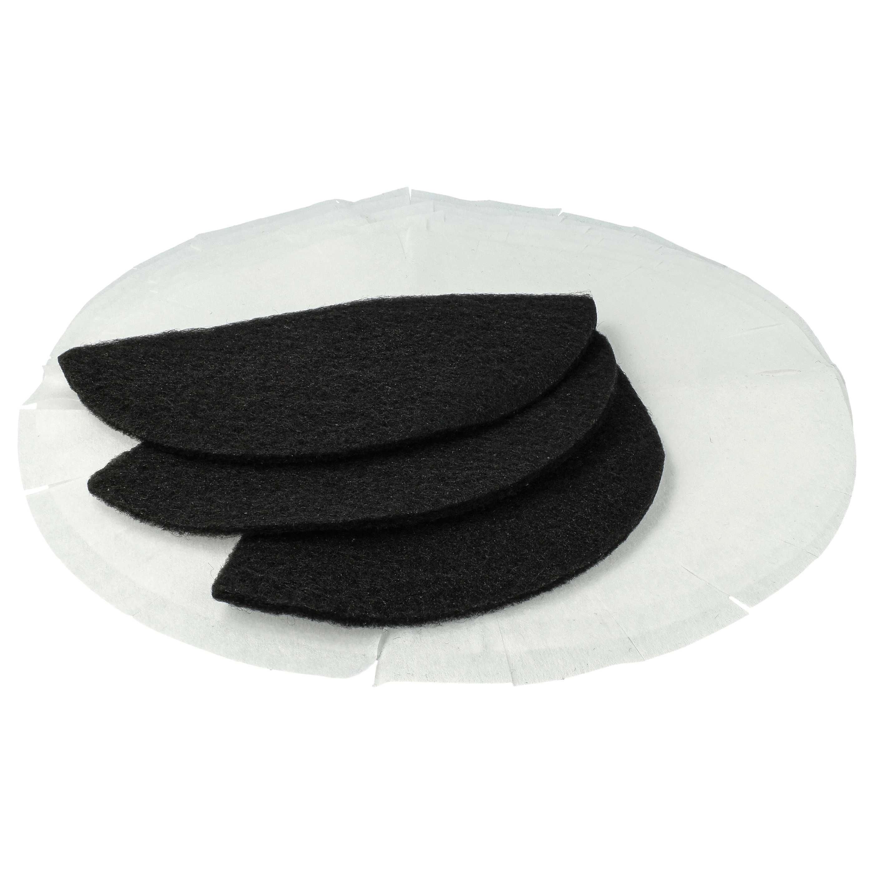 3x filtro ai carboni attivi, 6x filtro di carta sostituisce DeLonghi DL F38