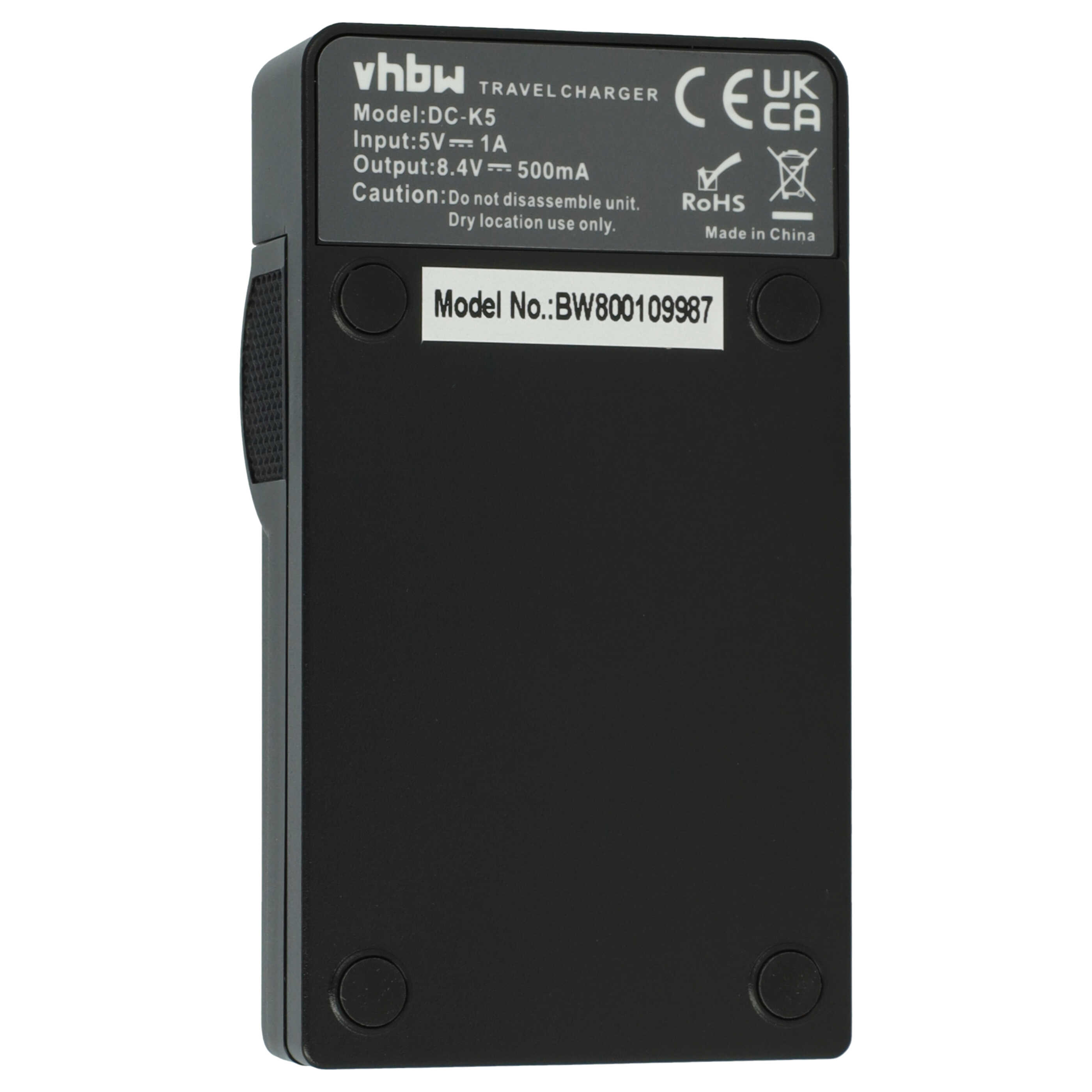 Battery Charger suitable for D-Lux Typ109 Camera etc. - 0.5 A, 8.4 V
