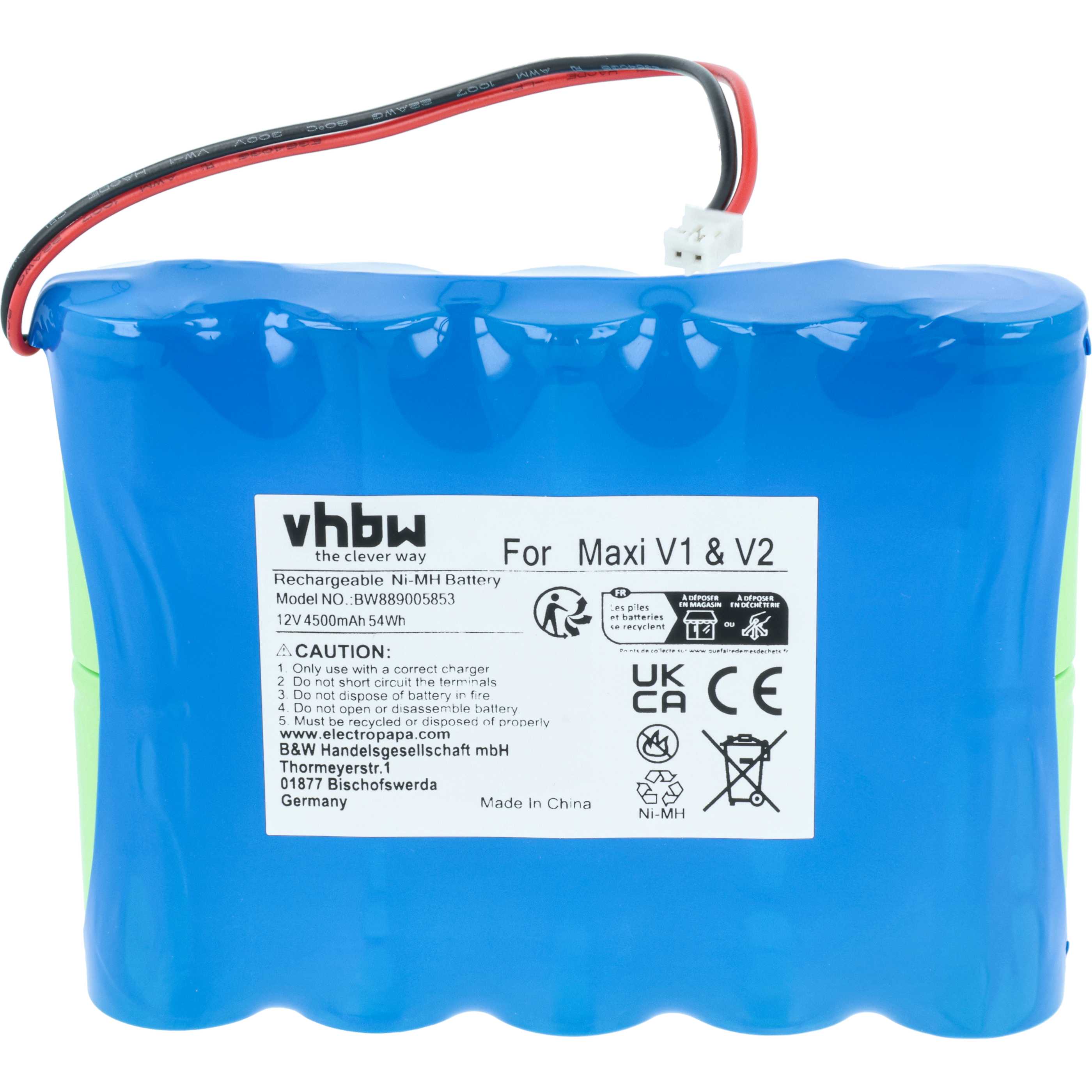 LED Leuchte-Akku passend für ApeLight Maxi V1, V2 - 4,5 Ah 12V NiMH