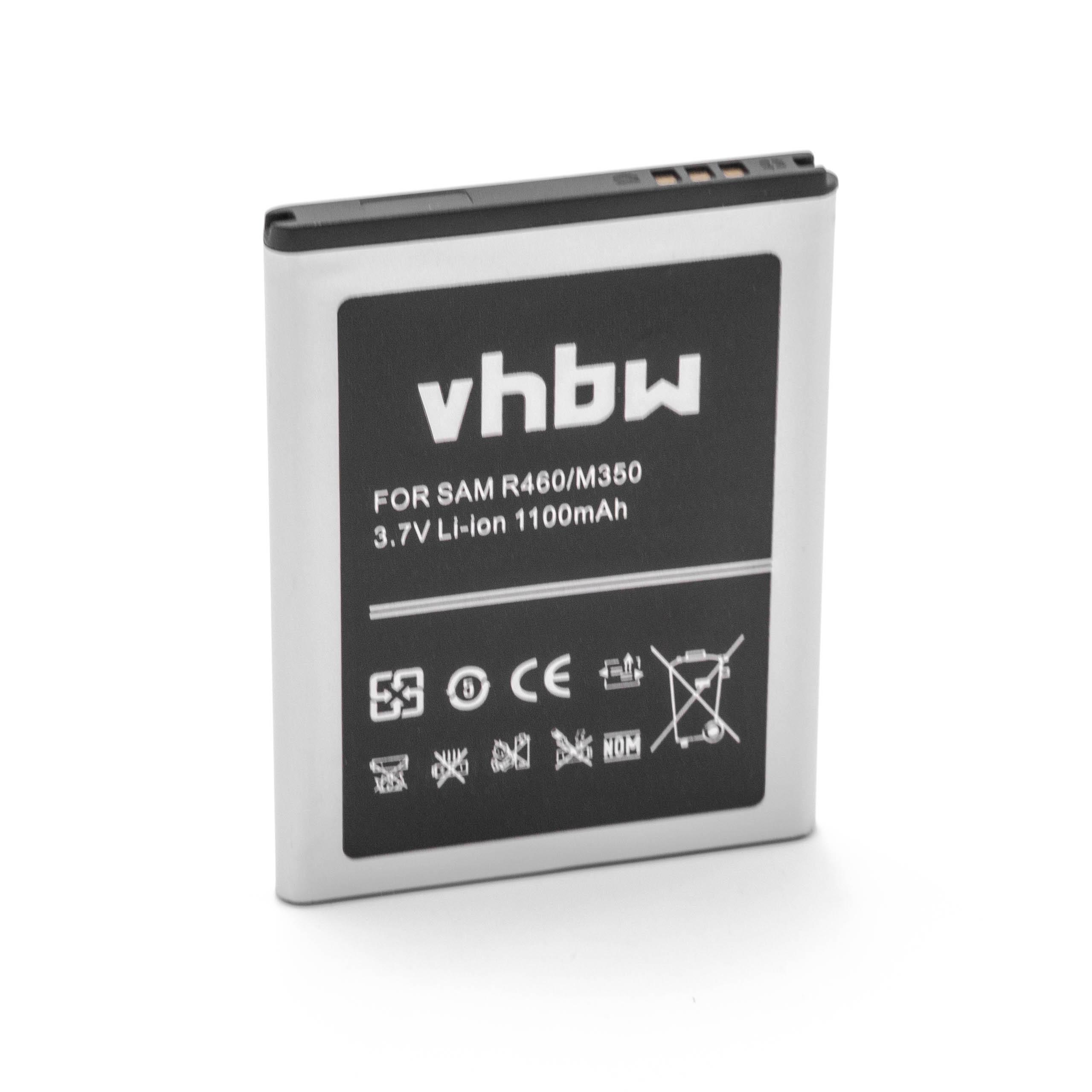 Batería reemplaza Samsung AB463851BA para móvil, teléfono Virgin Mobile - 1100 mAh 3,7 V Li-Ion