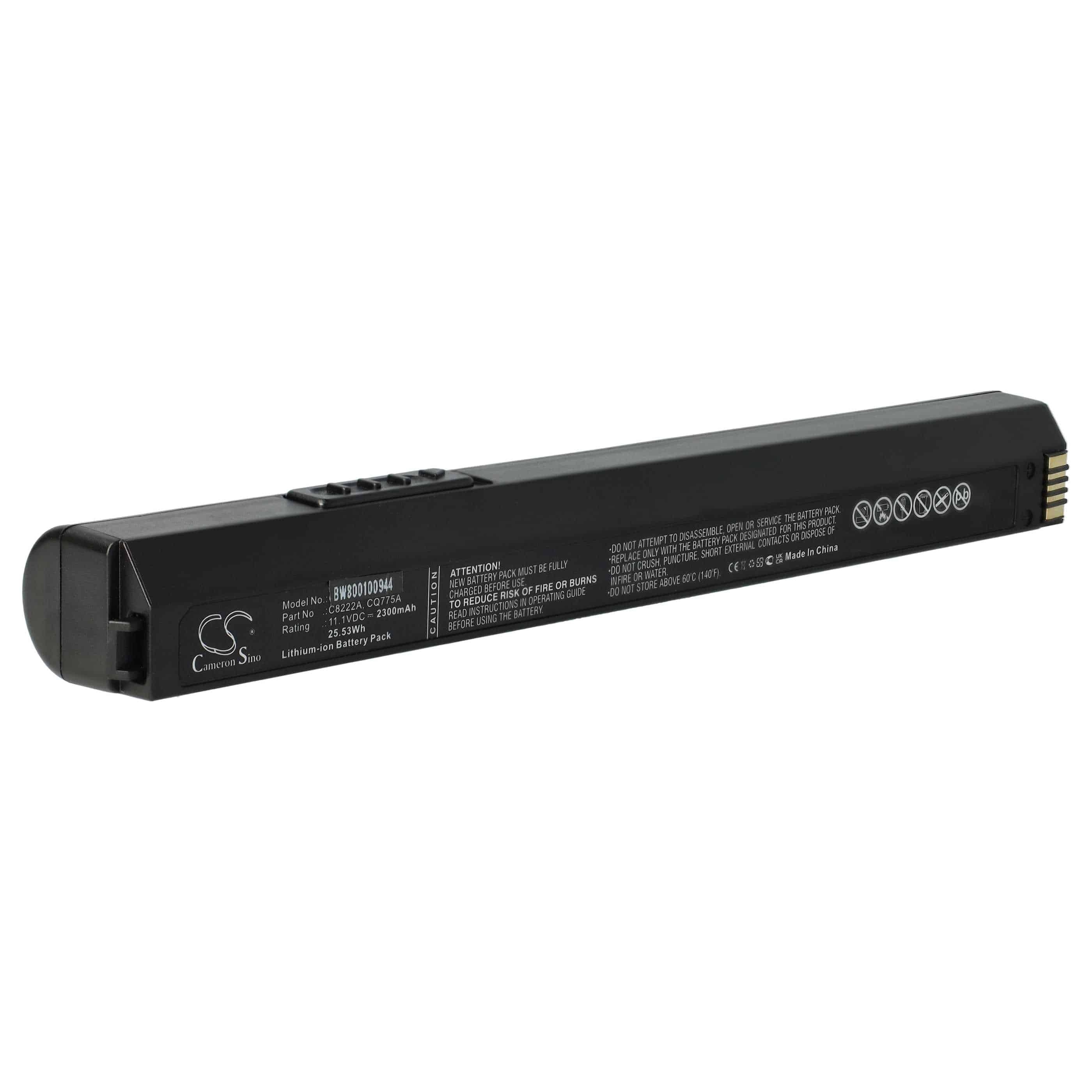 Drucker-Akku als Ersatz für HP CQ775A, CQ775-80001, C8263A, C8222A - 2200mAh 11,1V Li-Ion