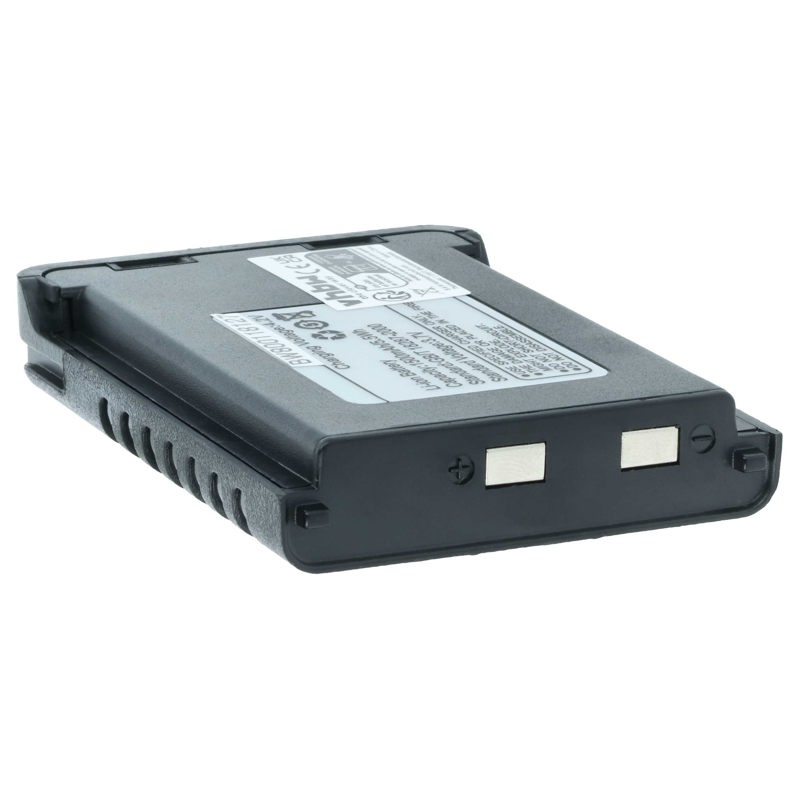 Radio 5x Battery replaces Baofeng BL-3L - 1500 mAh 3.7 V Li-Ion