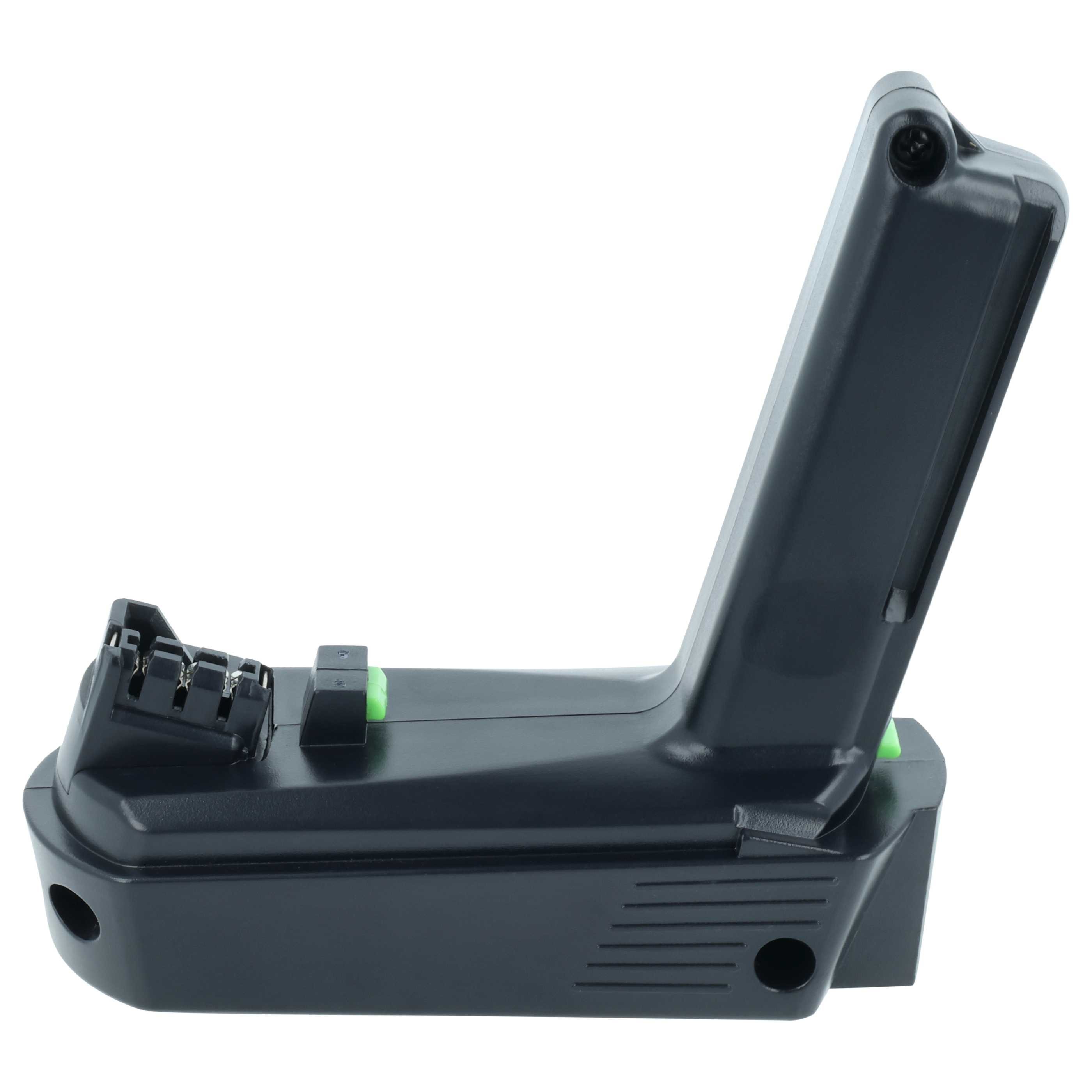 2x Battery replaces Festool 498338, 498336, 498616, 498339 Electric Power Tool - 1500 mAh, 10.8 V, Li-Ion