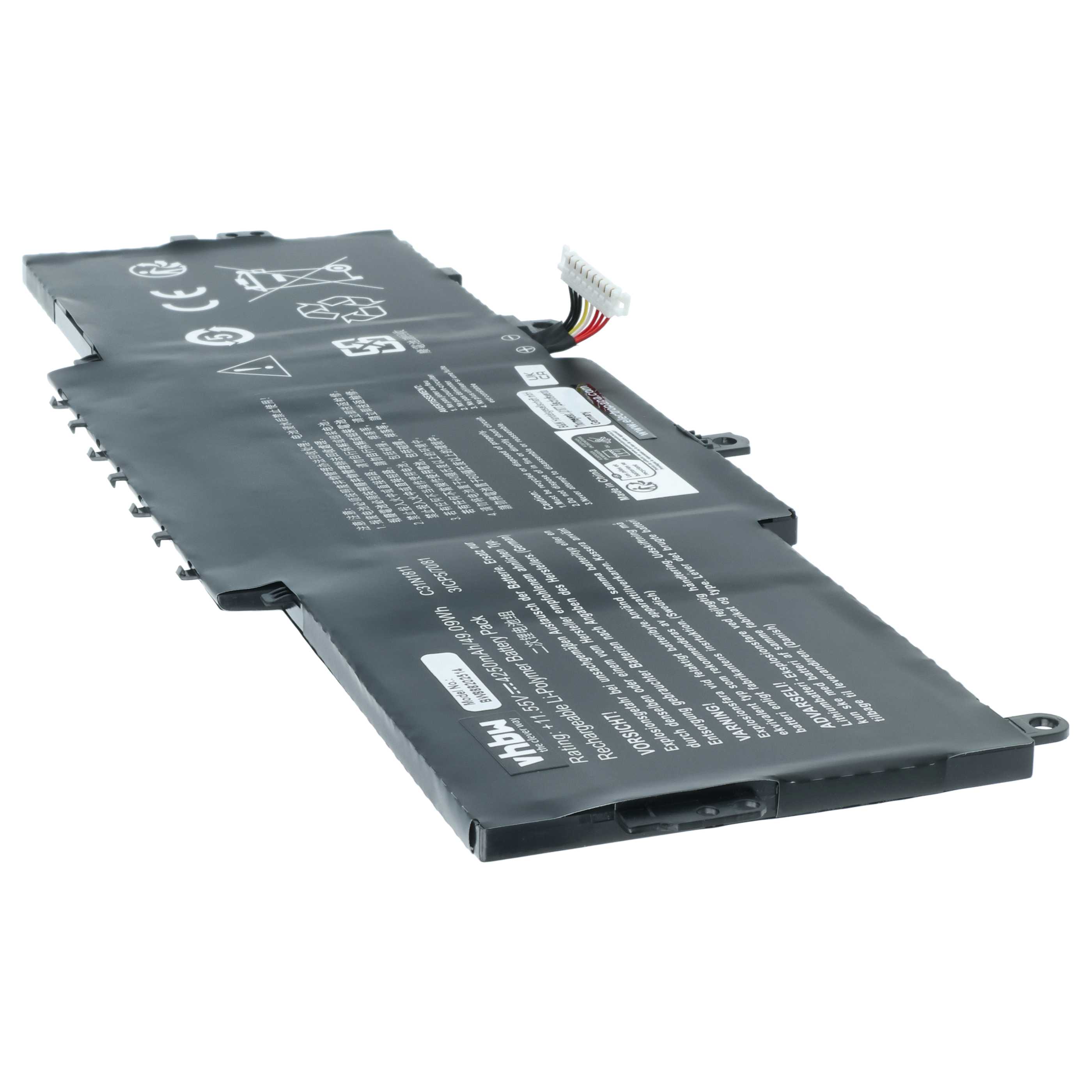 Batteria sostituisce Asus C31N1811, 0B200-03080000 per notebook - 4250mAh 11,55V Li-Poly