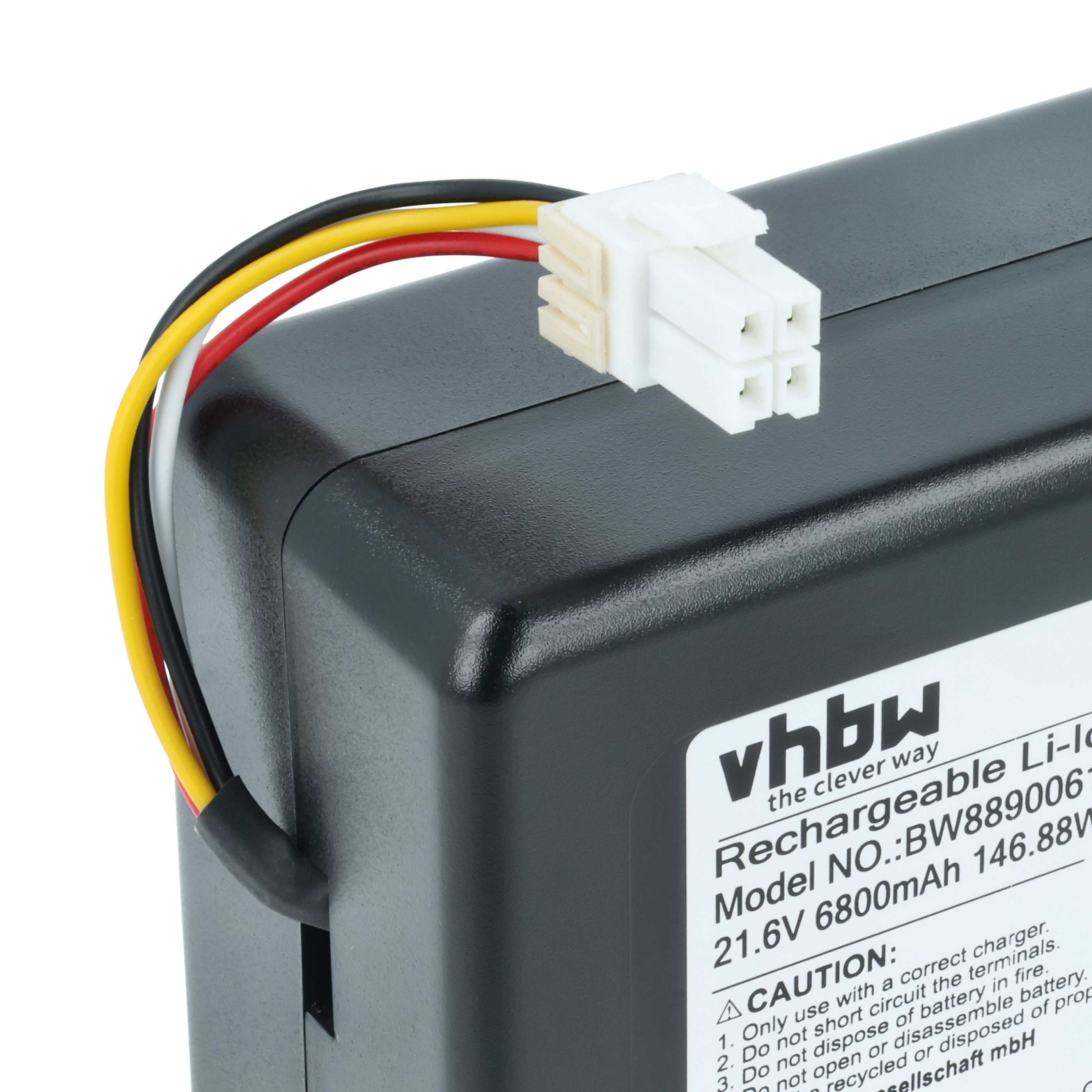 Battery replaces Samsung DJ96-00193F, DJ96-00193B, DJ68-00741V-00, VCA-RBT72 for Samsung 6800mAh, 21.6V, Li-Ion