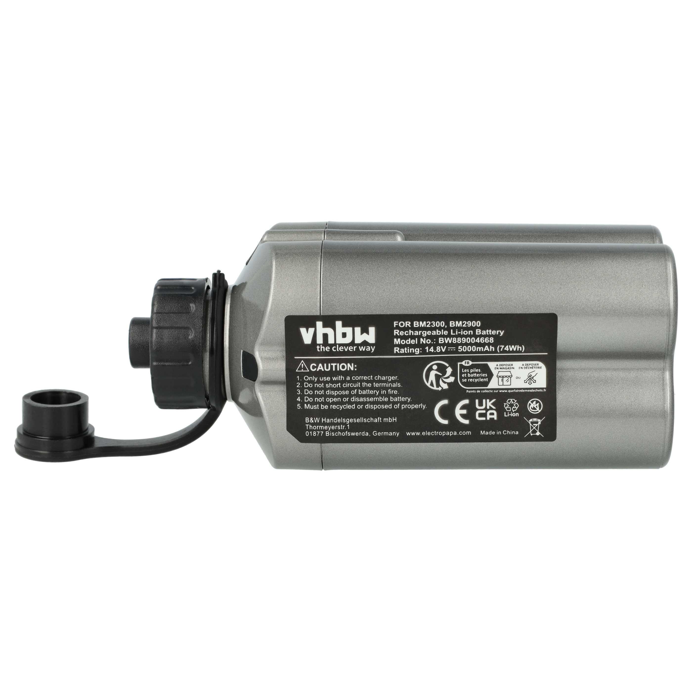 Angelrolle-Akku als Ersatz für Daiwa BM2500, BM2300, BM2900, BM2600 für Daiwa - 5000mAh 14,8V Li-Ion