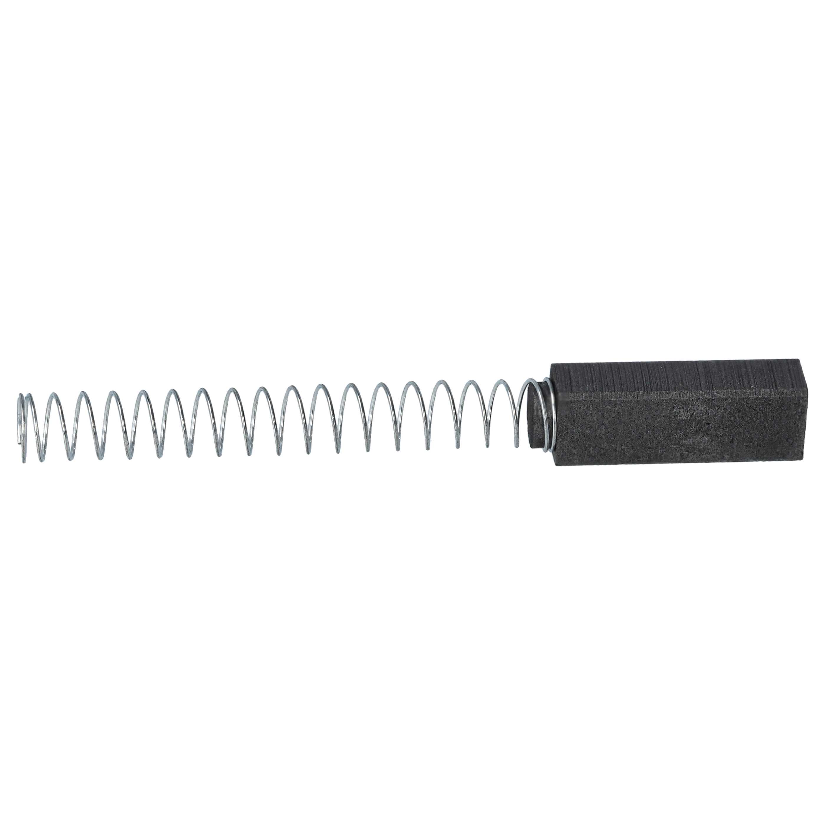 2x Kohlebürste passend für Baege / Ondal / Wella Elektrowerkzeug - 6,4 x 7,9 x 25mm
