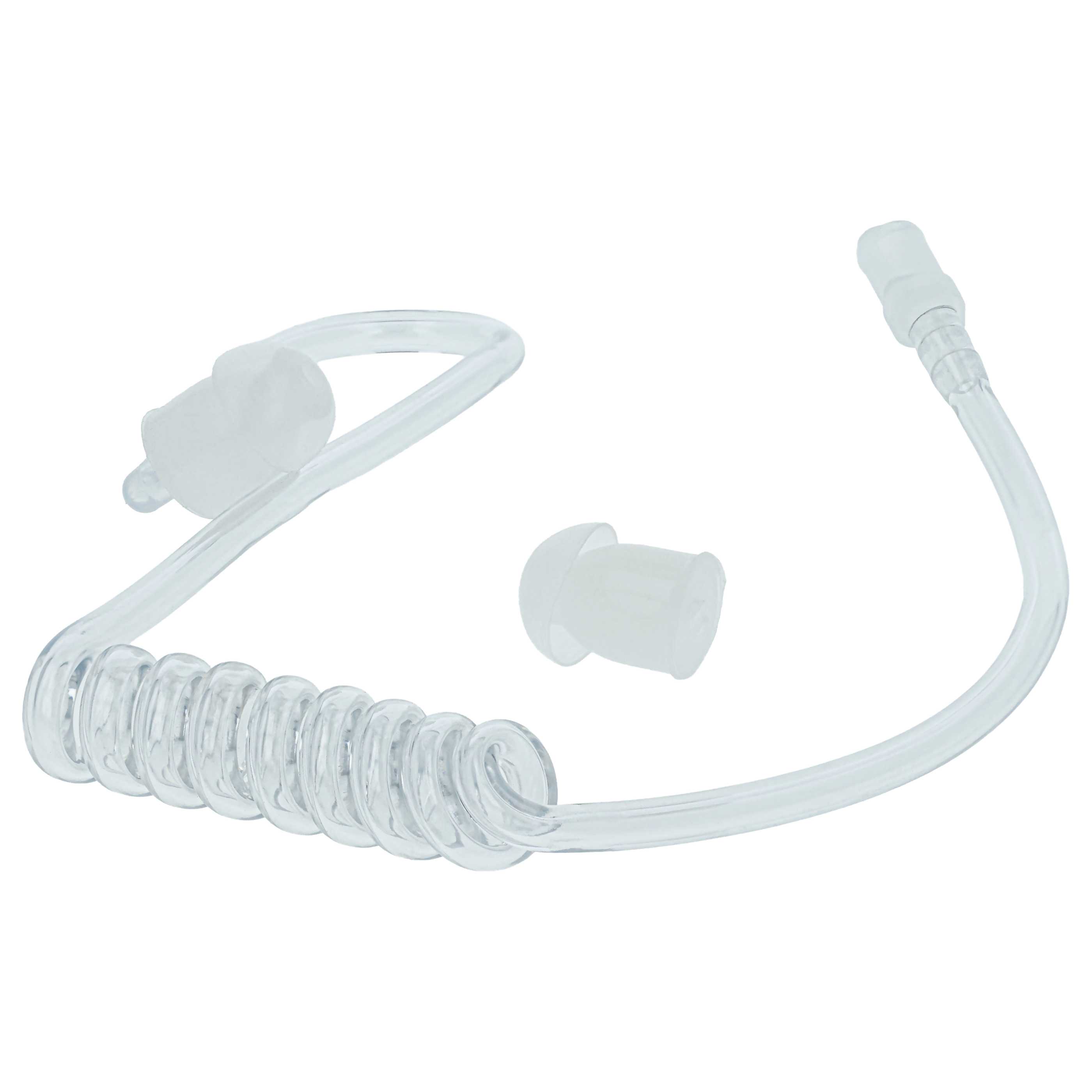 Tubo acustico per Headset - incl. 2x olive auricolari, trasparente