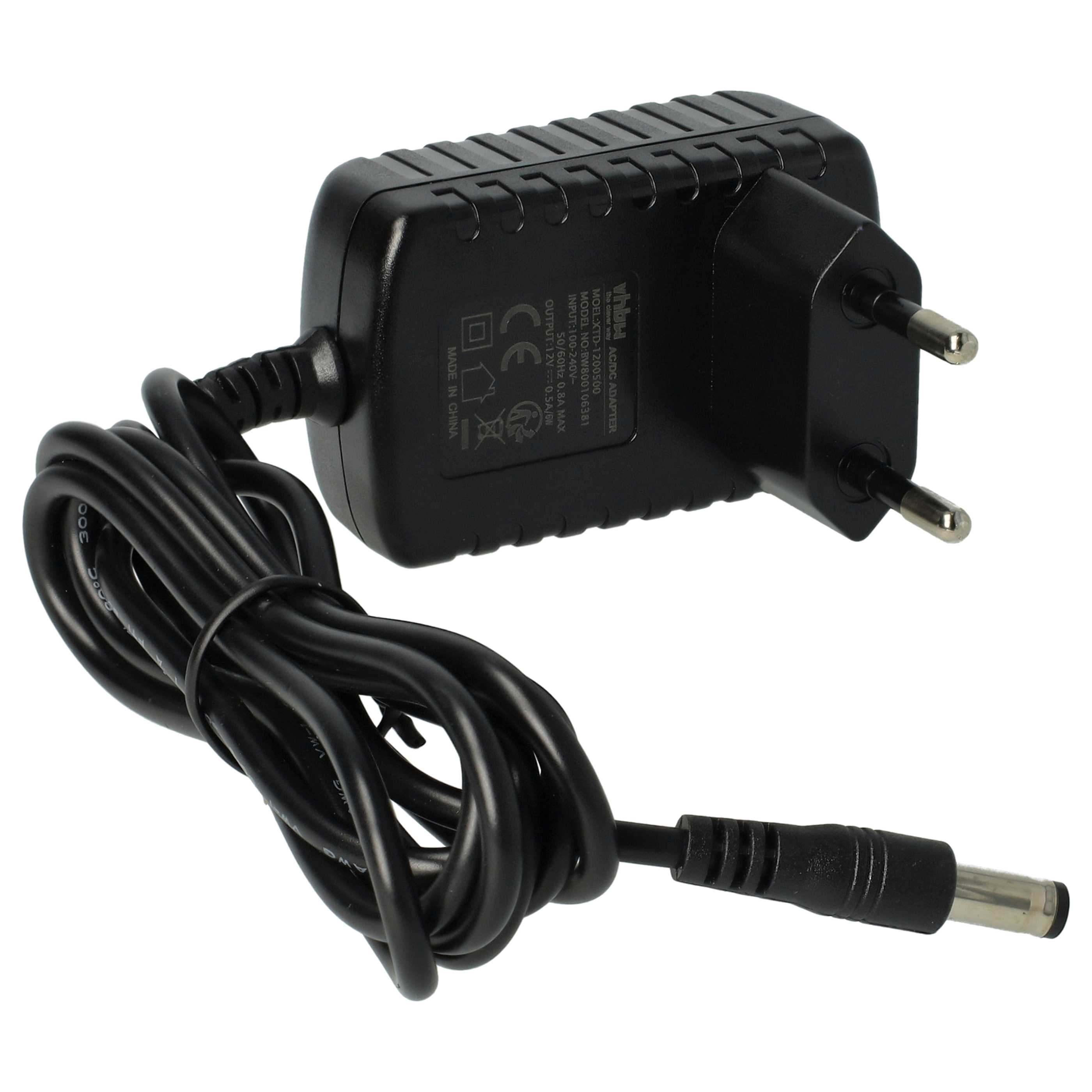 Mains Power Adapter replaces Tivoli VD120050L for AKG DAB Radio, VHF Radio, Kitchen Radio etc. - 200 cm