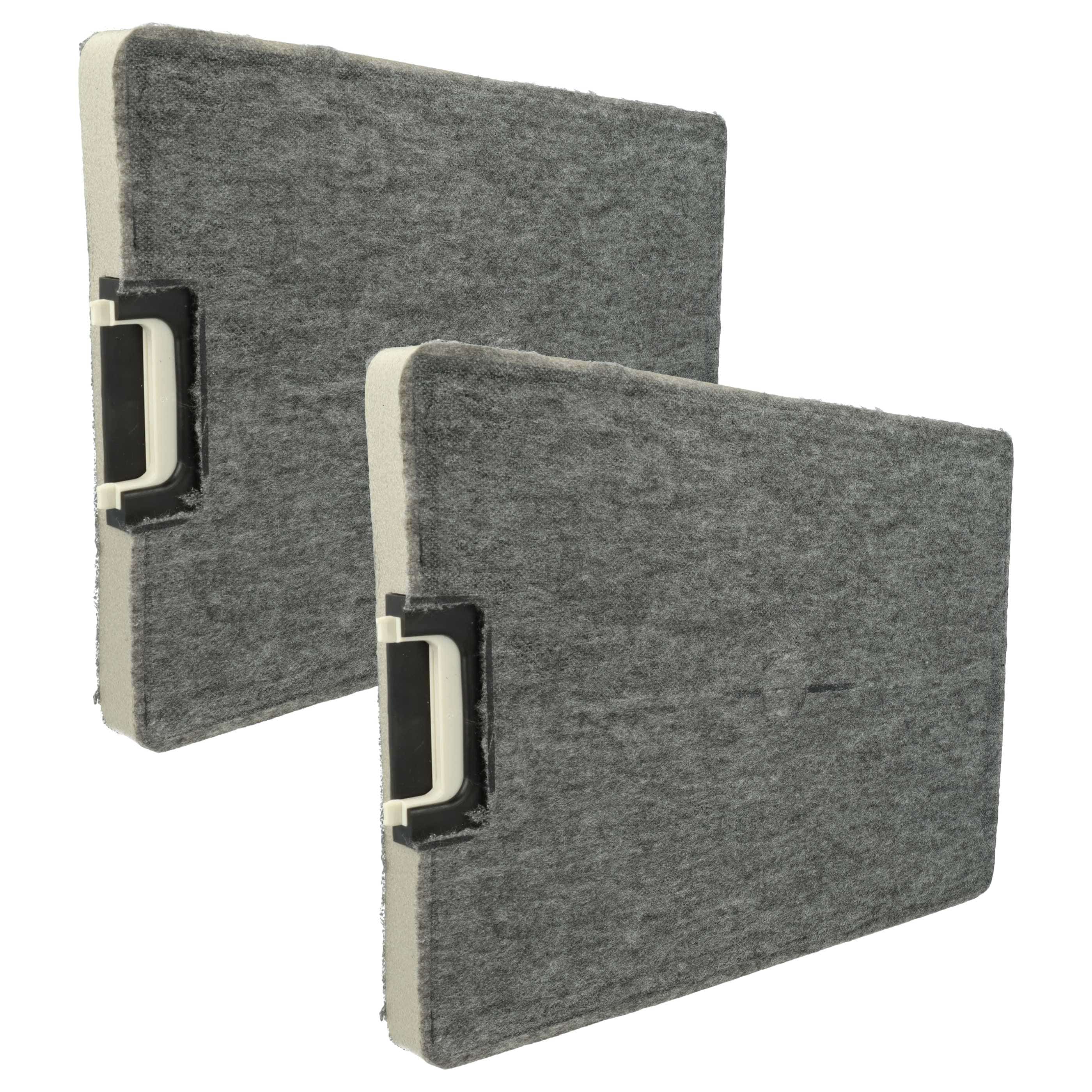 2x Filtres à charbon actif remplace Miele 5797941, DKF10 pour hotte Miele