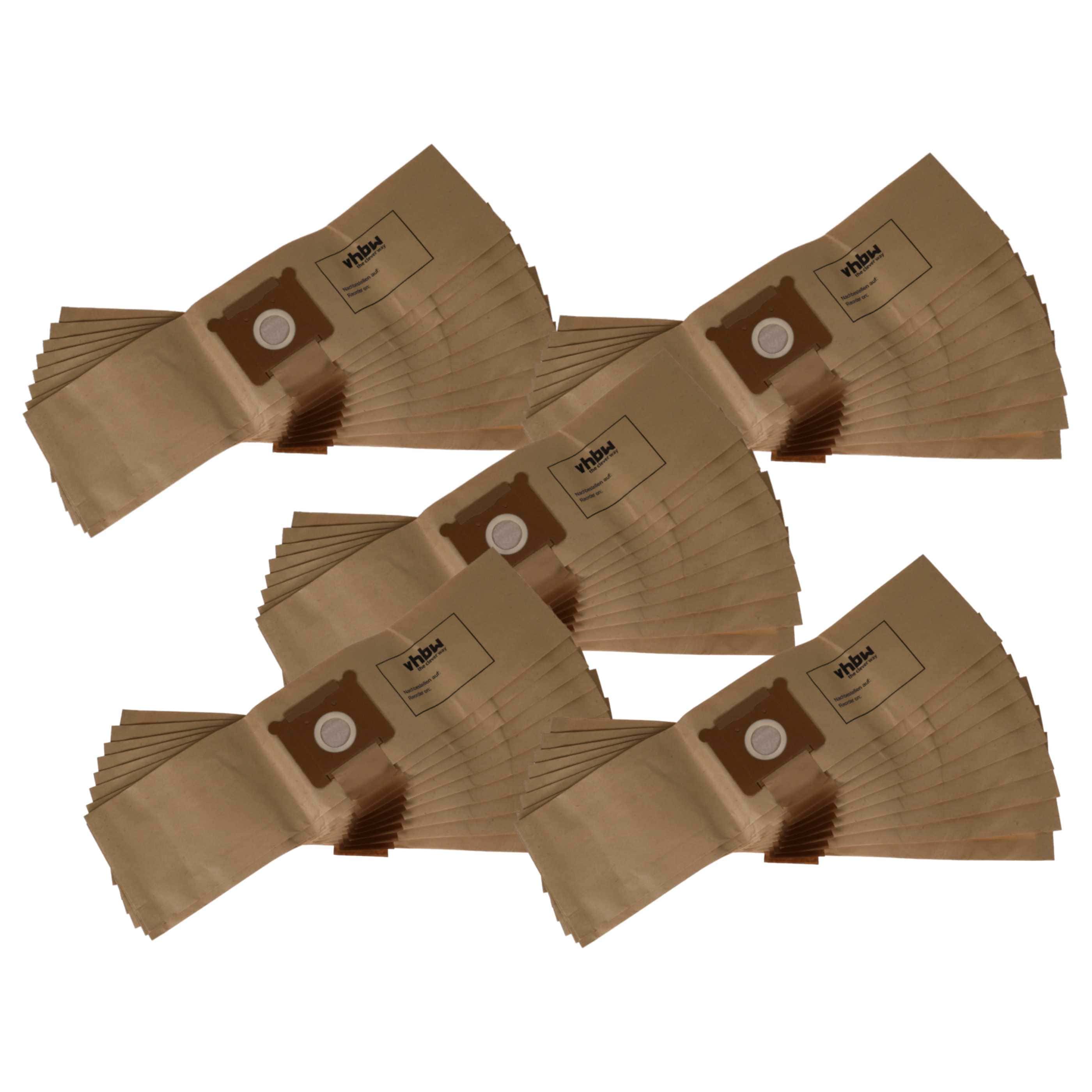 50x Sac remplace Fakir 2204805, 2601805, 3288810, 3270805 pour aspirateur Hako - papier
