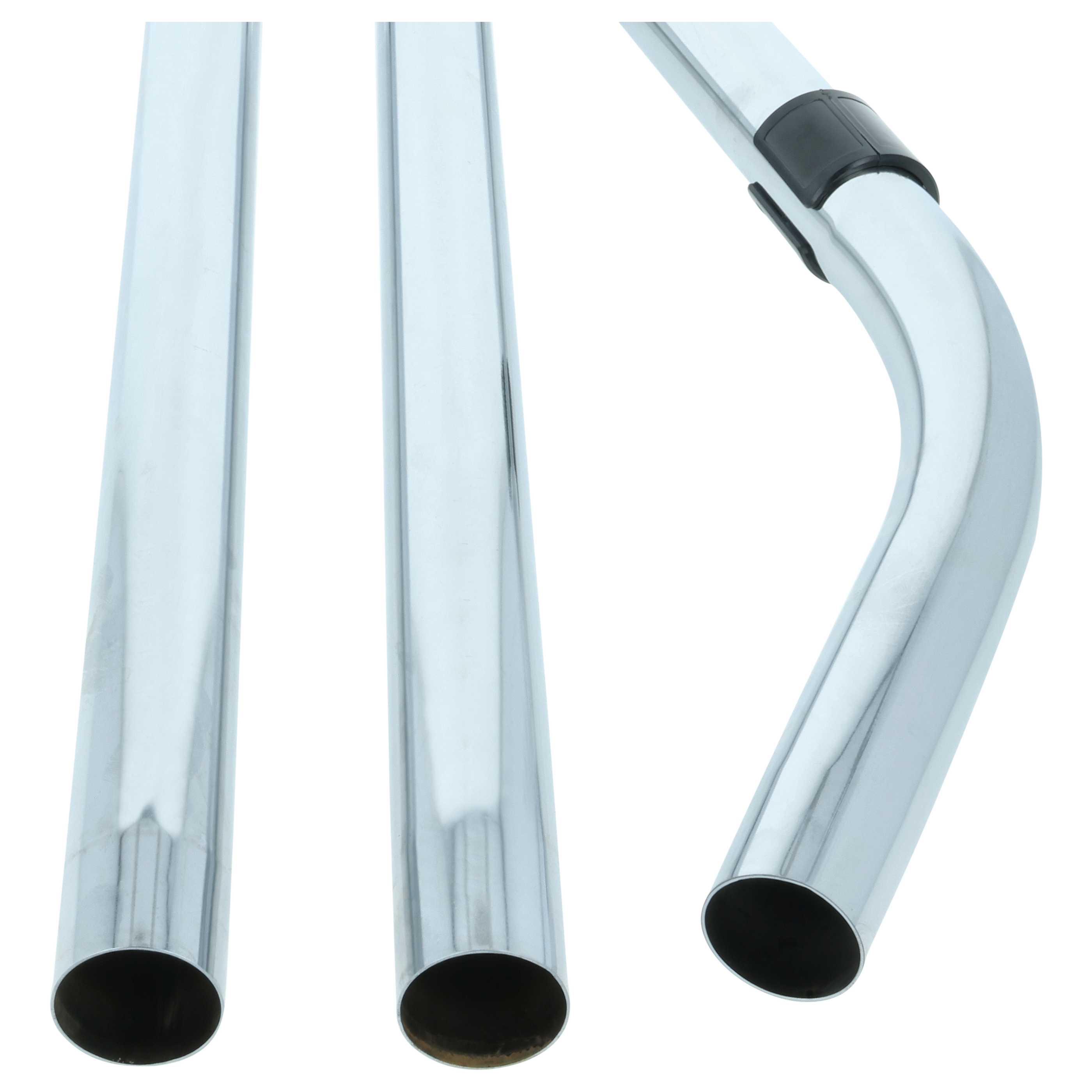 3x Tube replaces Numatic 69-NM-250, 601053V for Rainbow Vacuum Cleaner etc. - 50cm - 150cm, silver