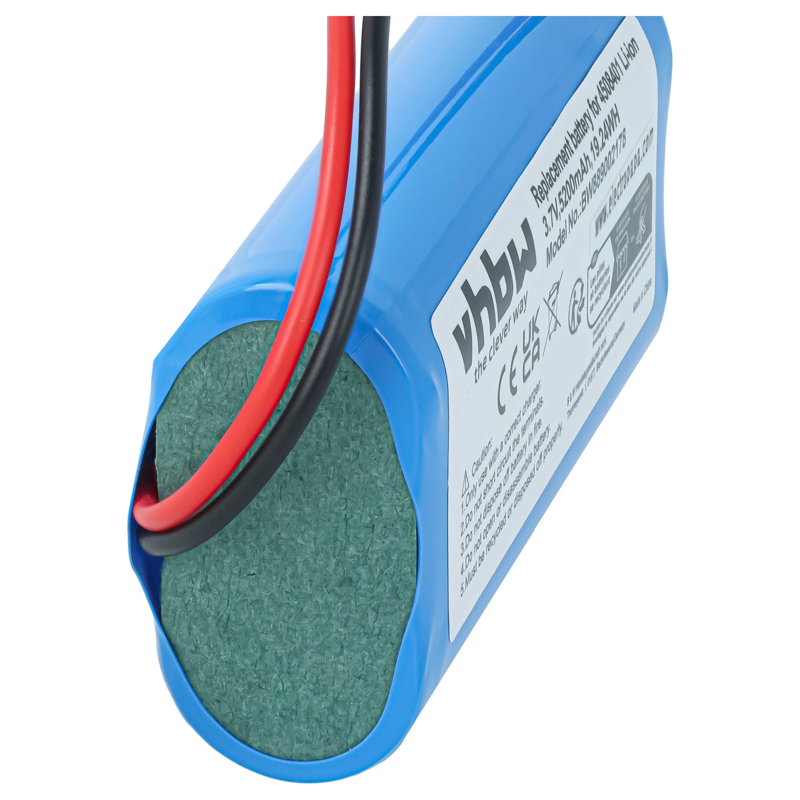 2x Batería para (5200 mAh, 3,7 V, Li-Ion)