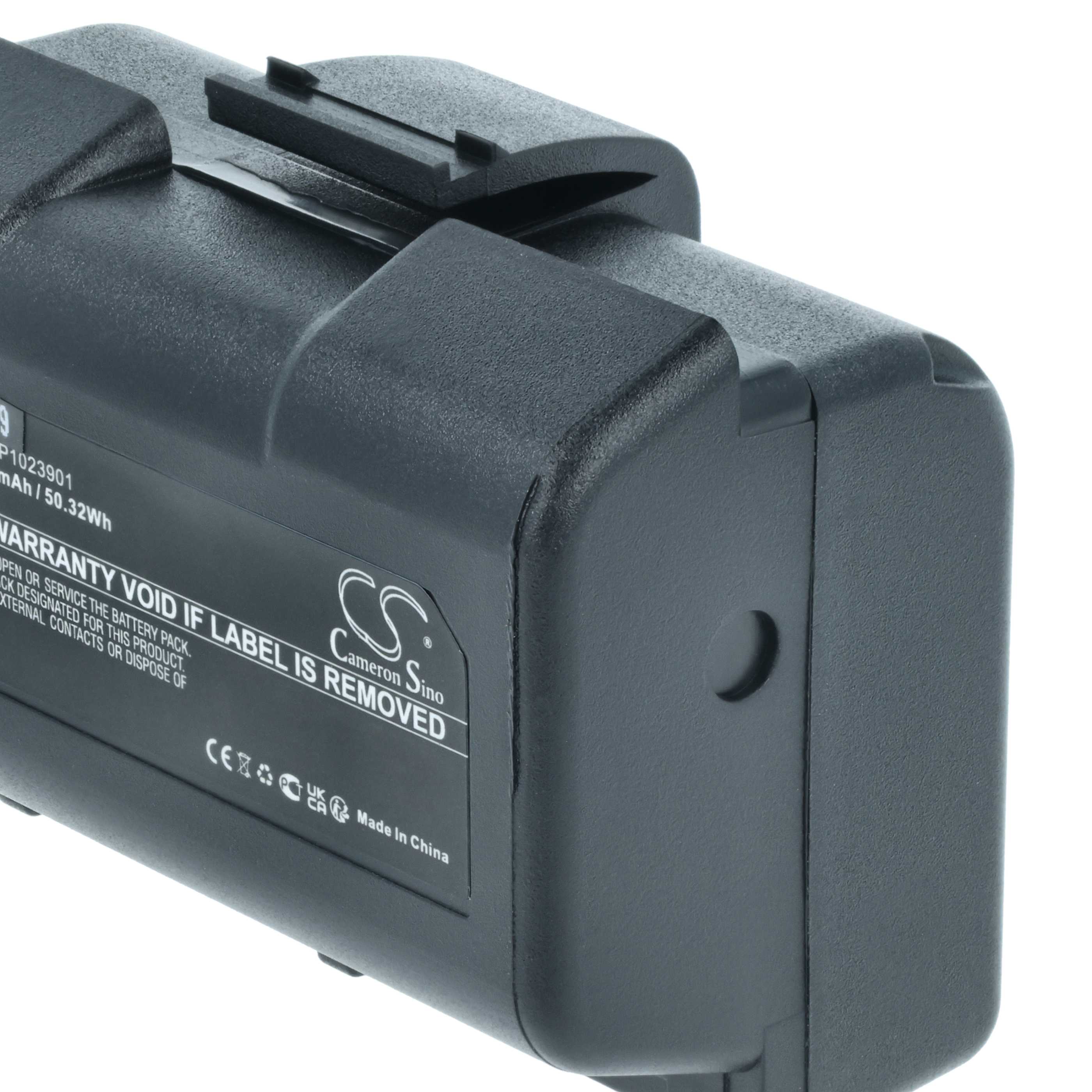 Printer 5x Battery replaces Zebra AT16004, BTRY-MPP-34MA1-01, BTRY-MPP-34MAHC1-01 - 6800 mAh 7.4 V Li-Ion