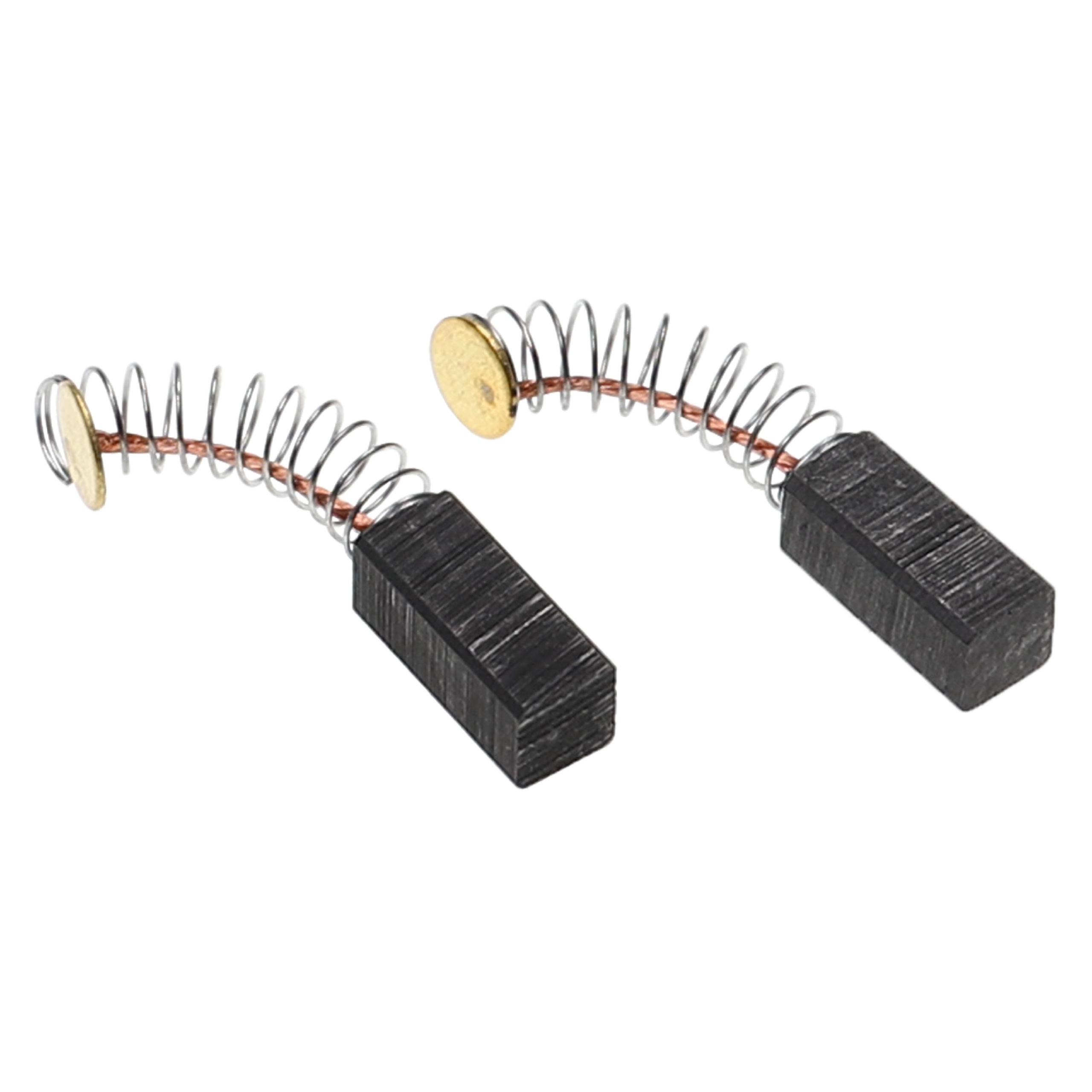 2x Carbon Brush as Replacement for Bosch 2.604.321.904 Electric Power Tools + Spring, 6.3 x 6.3 x 15.5mm
