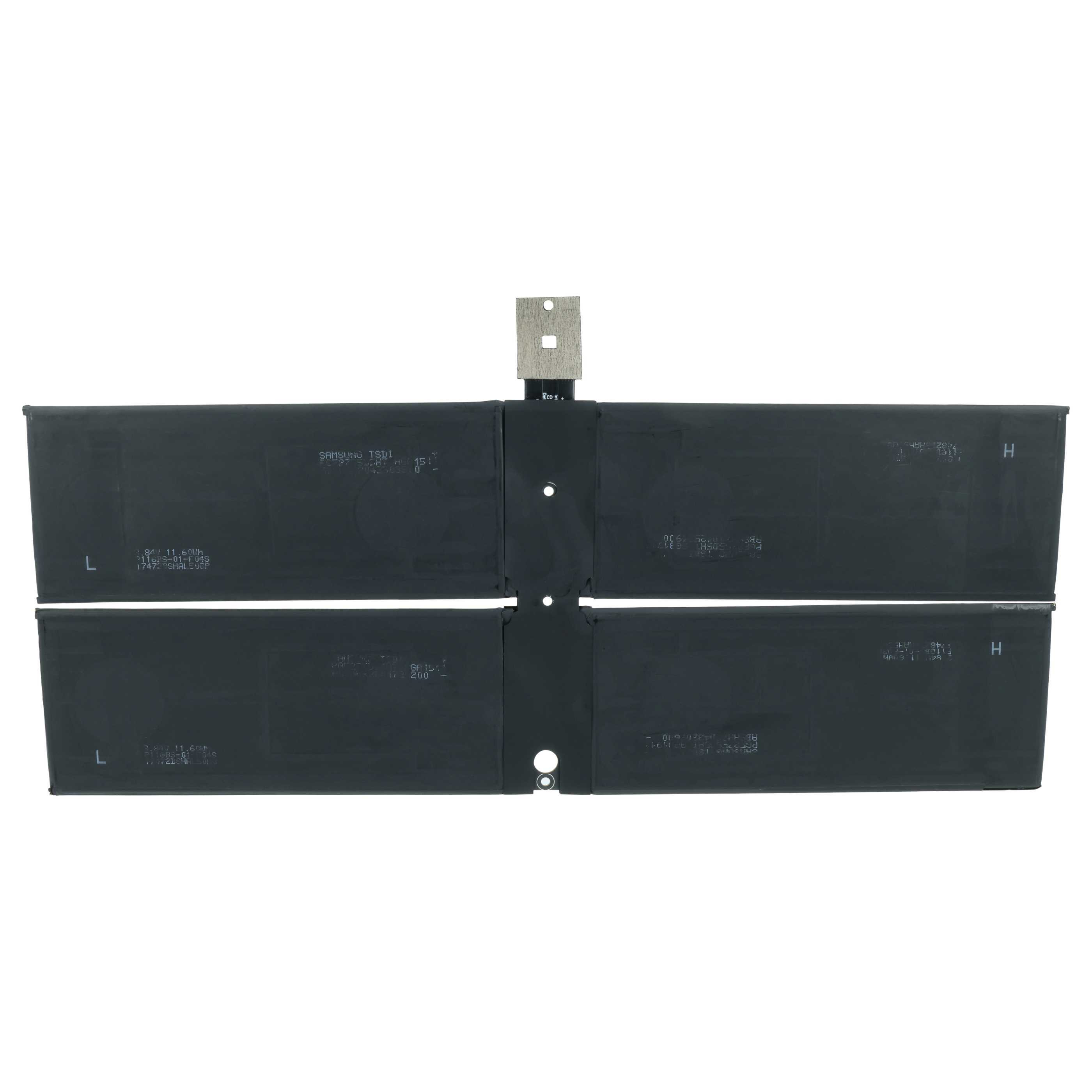 Batterie remplace Microsoft DYNK01 pour ordinateur portable Microsoft- 5900mAh 7,57V Li-polymère, noir