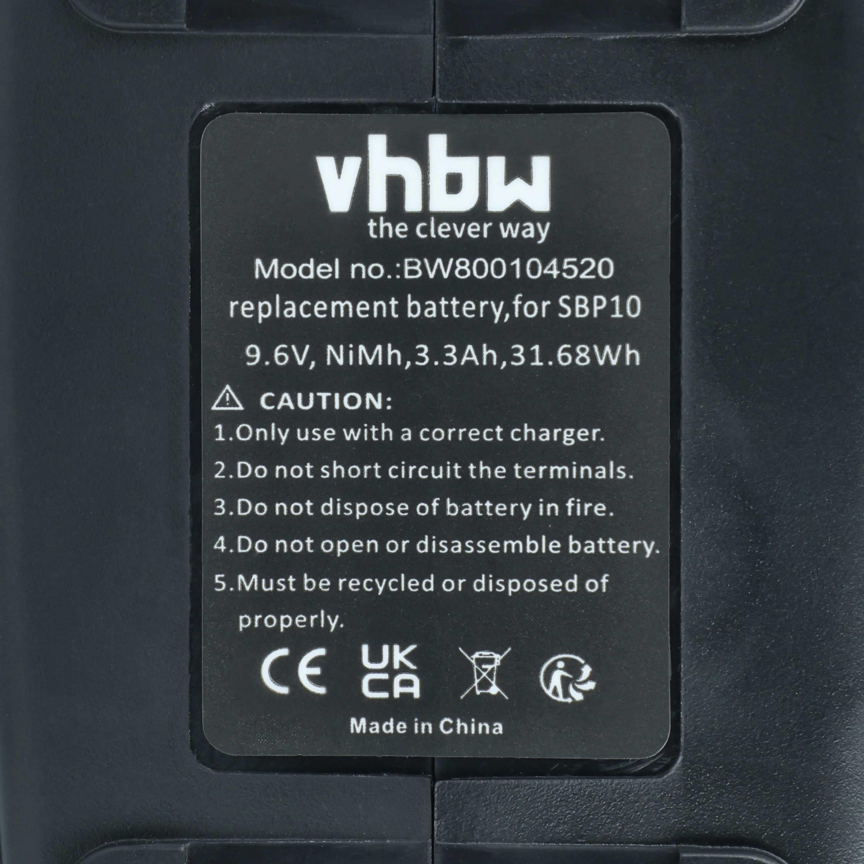 3x Battery replaces Hilti 334584, 315078, 265605, SBP10 Electric Power Tool - 3300 mAh, 9.6 V, NiMH