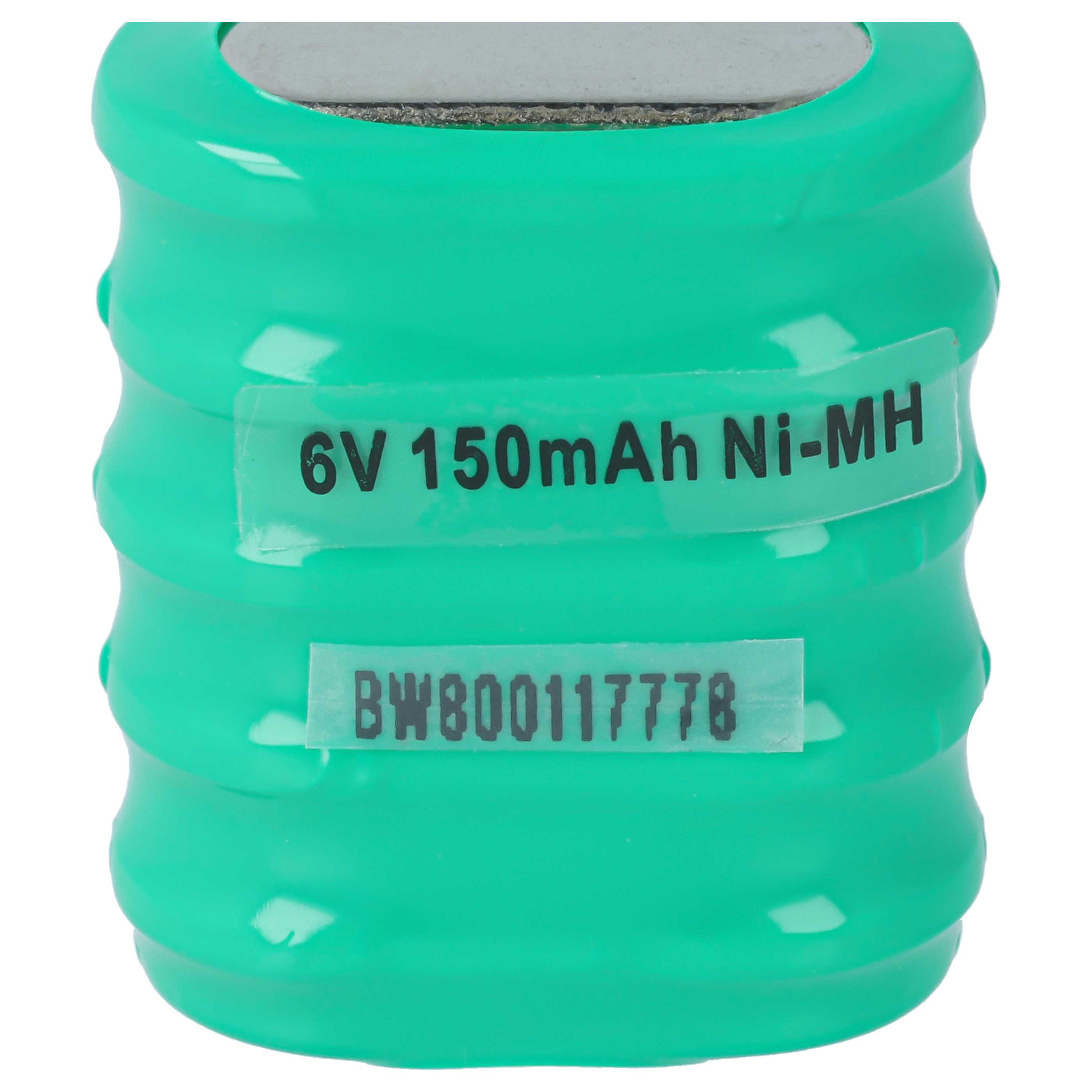 5x Batería de botón tipo 5/V150H para modelismo, lámparas solares (150 mAh, 6 V, NiMH)