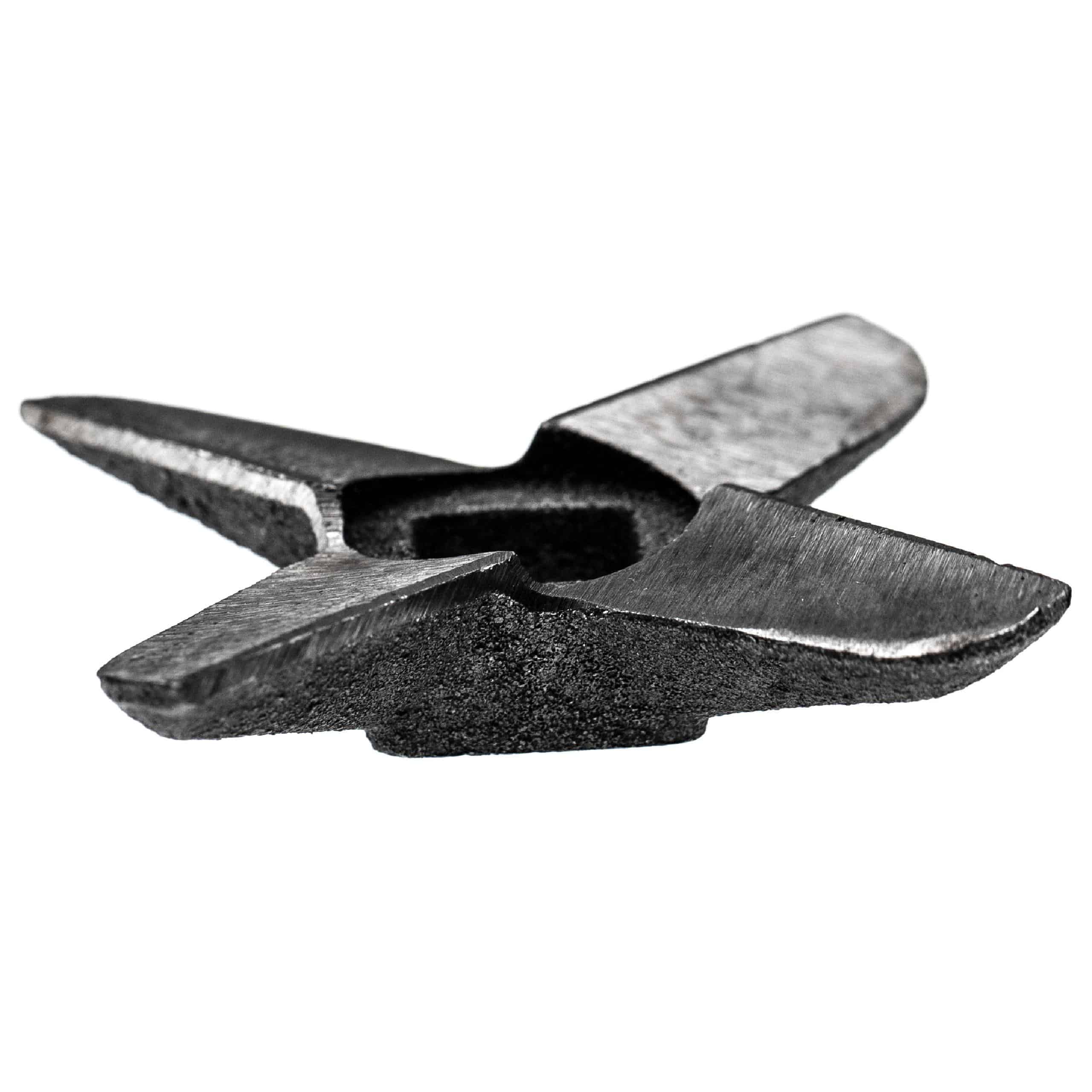 Couteau croisé taille 32, 15,1 x 15,1 mm quatre lames, par ex compatible avec ADE, Caso, Fama, KBS hachoir