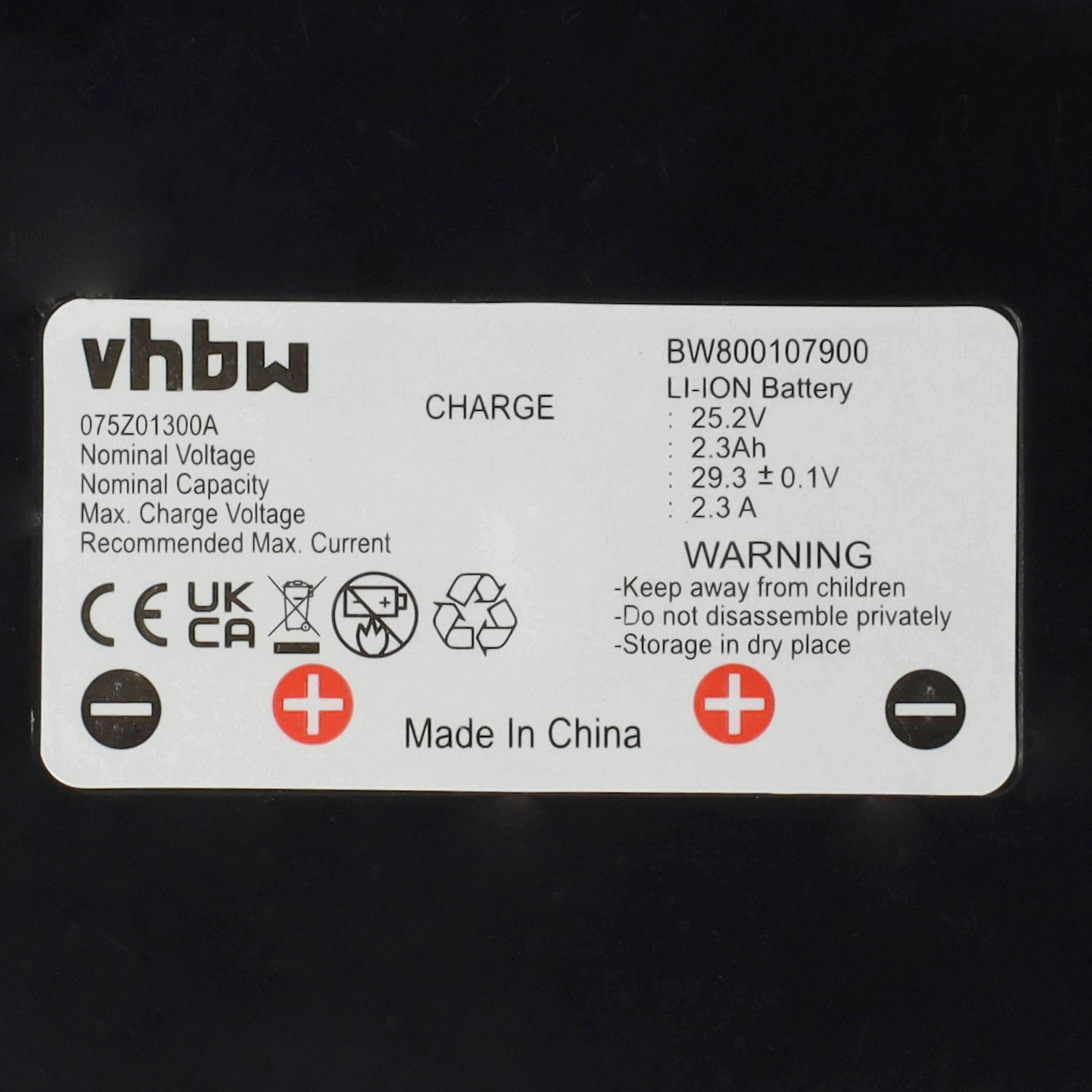 Akku (2 Stück) 25,2V passend für Gartenkraft RM500 - 2300mAh Li-Ion