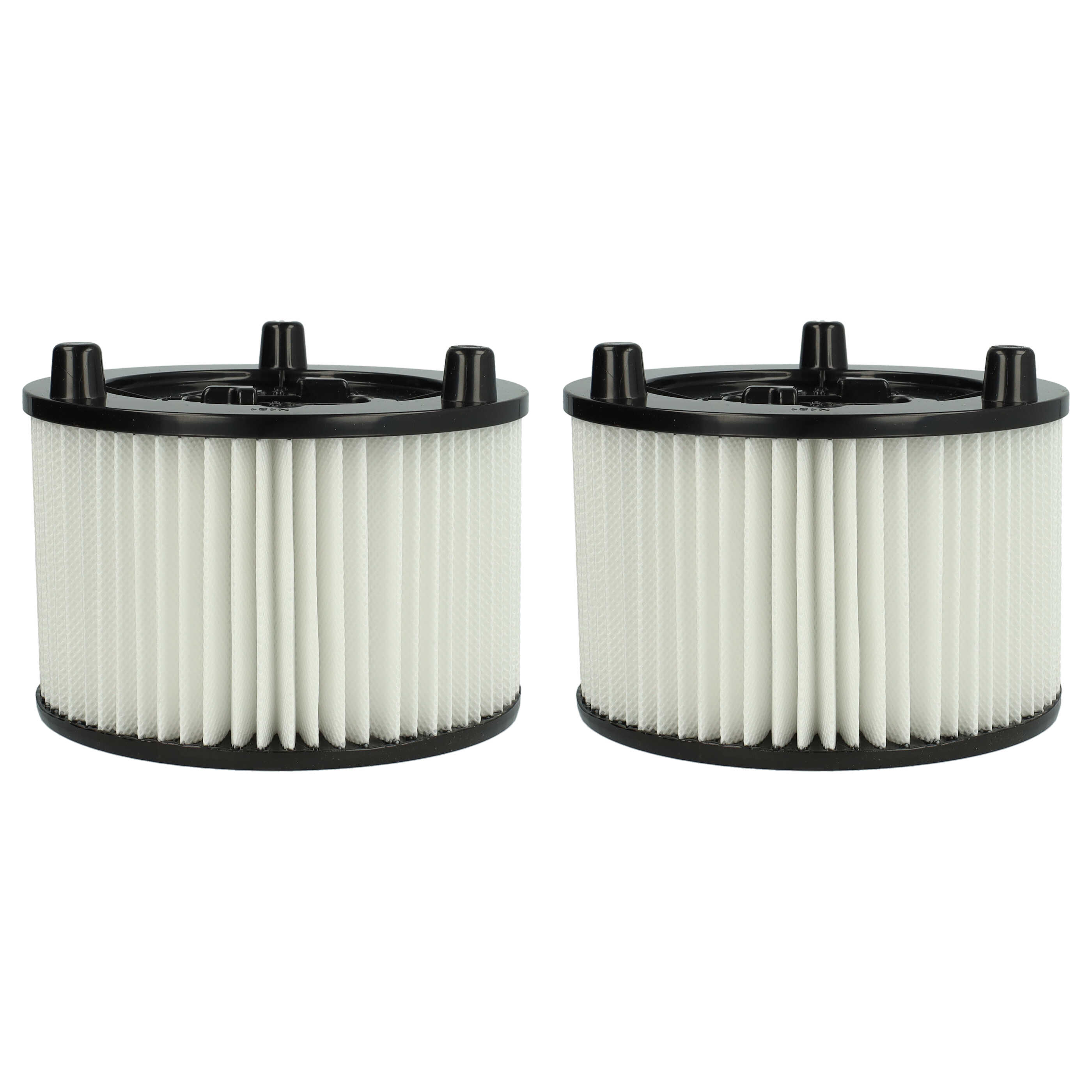 2x cartridge filter replaces Bosch 2609256F35 for Bosch Vacuum Cleaner, white