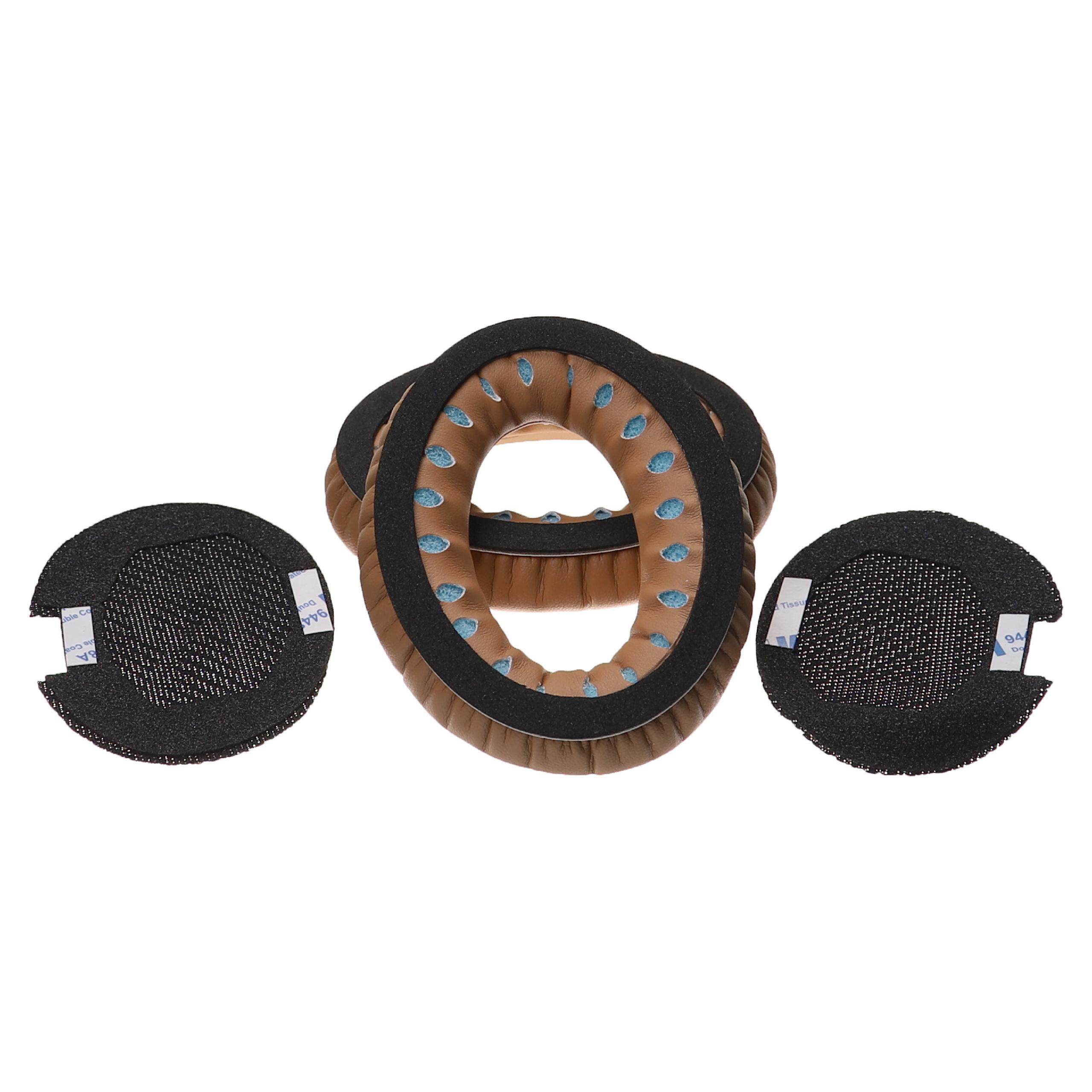 Ohrenpolster passend für Bose AE2 Kopfhörer u.a. - Mit Memory-Schaum, Weiches Material, 9,5 x 7,5 cm, 41 mm st
