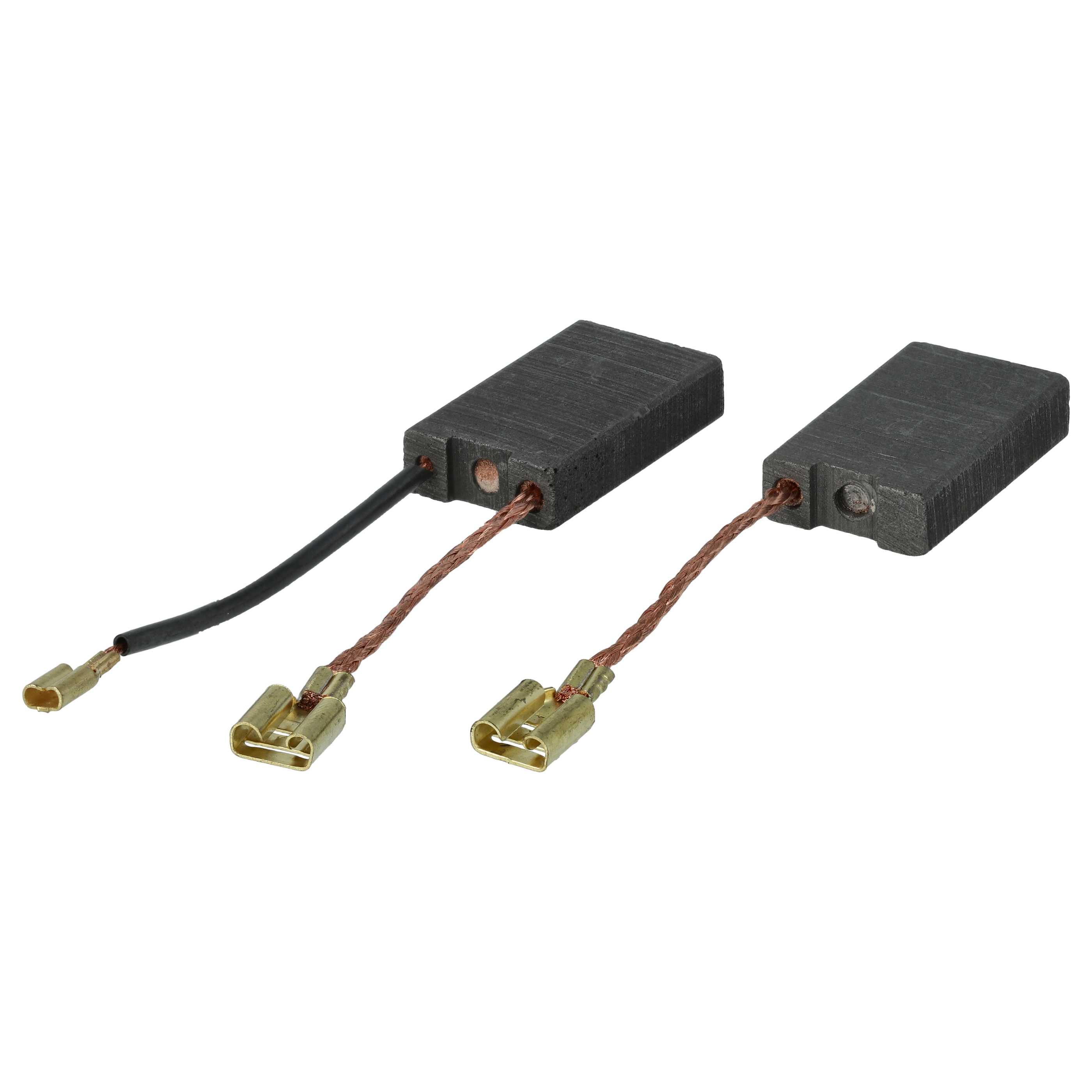2x Szczotka węglowa zam. Bosch 1617000750 + płaska wsuwka, 6,2 x 15,9 x 26,1 mm