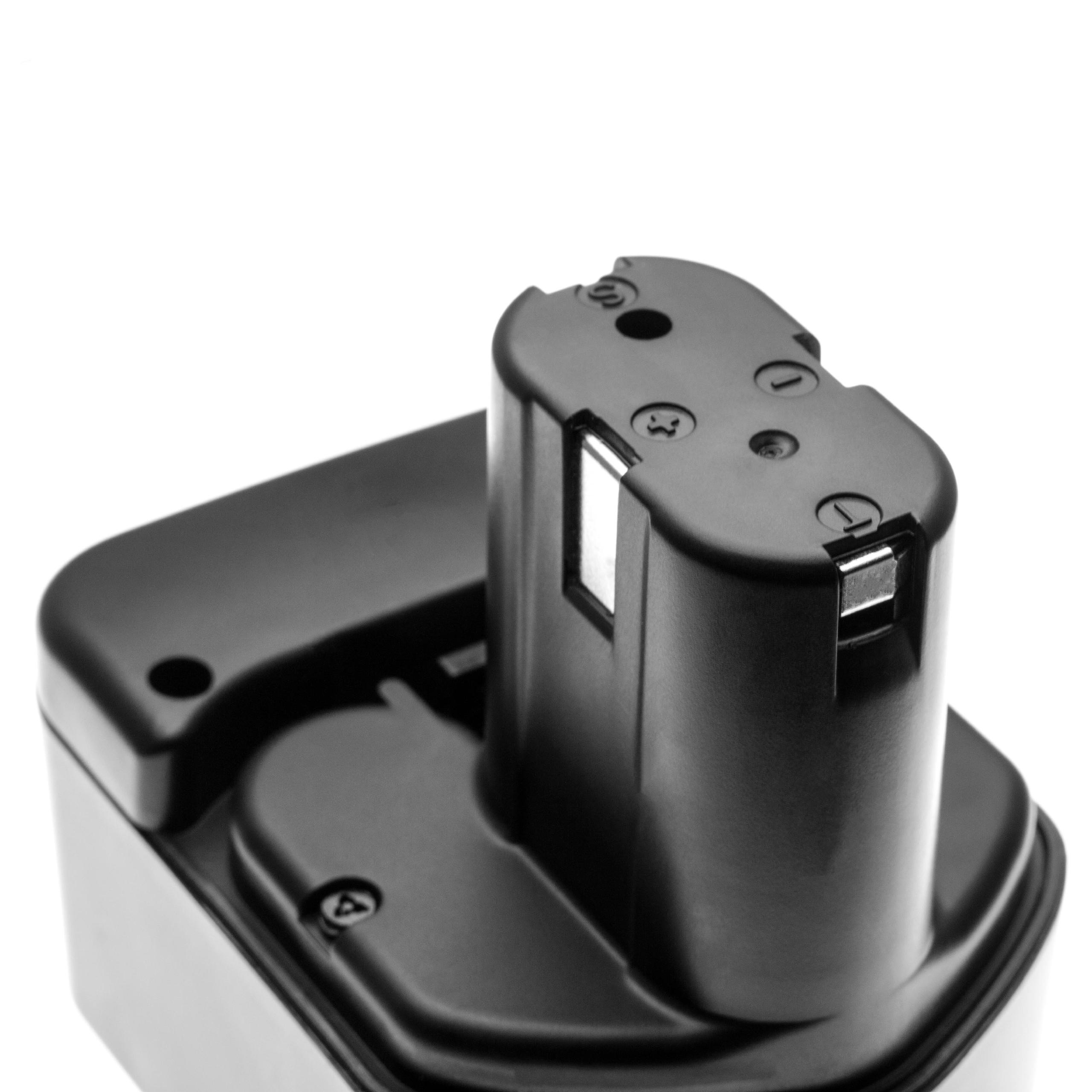 Battery replaces Hitachi EB12S, EB12M, EB12G, EB12B, EB1224, EB12 Electric Power Tool - 3300 mAh, 12 V, NiMH