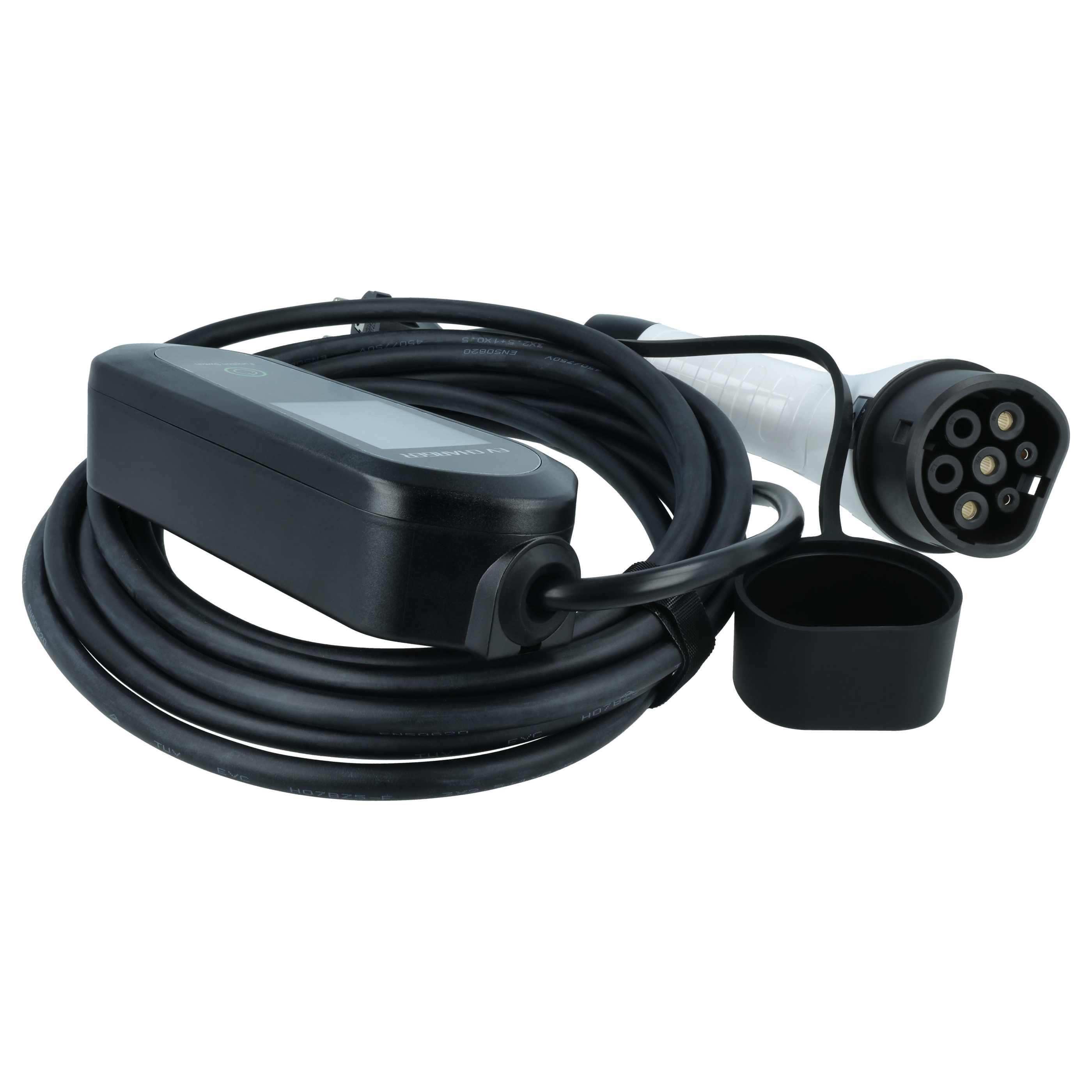 Charging Cable - Type 2 to Euro Socket Cable, Single-Phase, 16 A, 3.5 kW, 7 m