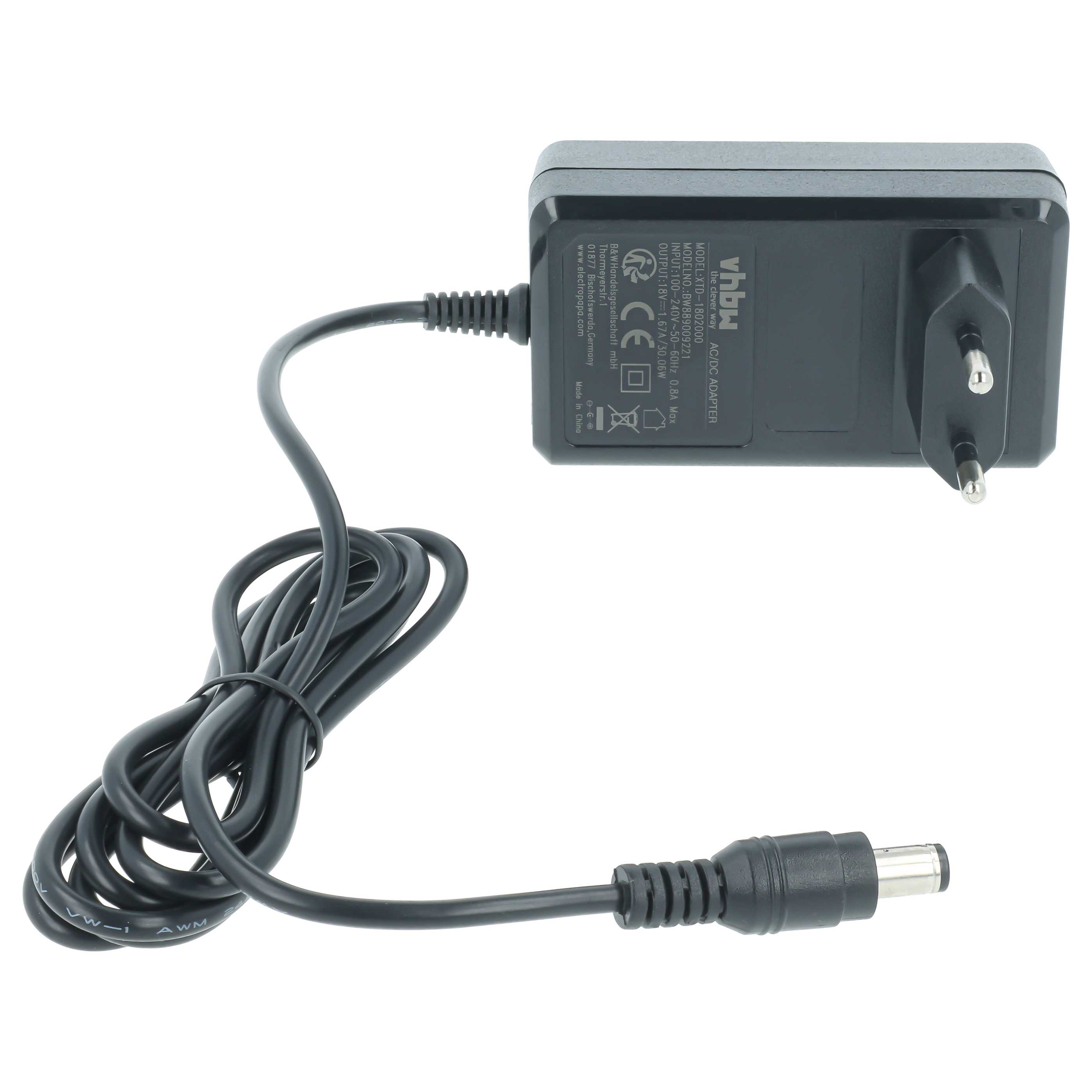 Mains Power Adapter suitable for Amazon Echo 3rd Gen, Echo Plus 2nd Gen, Echo Show 2nd Gen, Echo Show 8 Smart