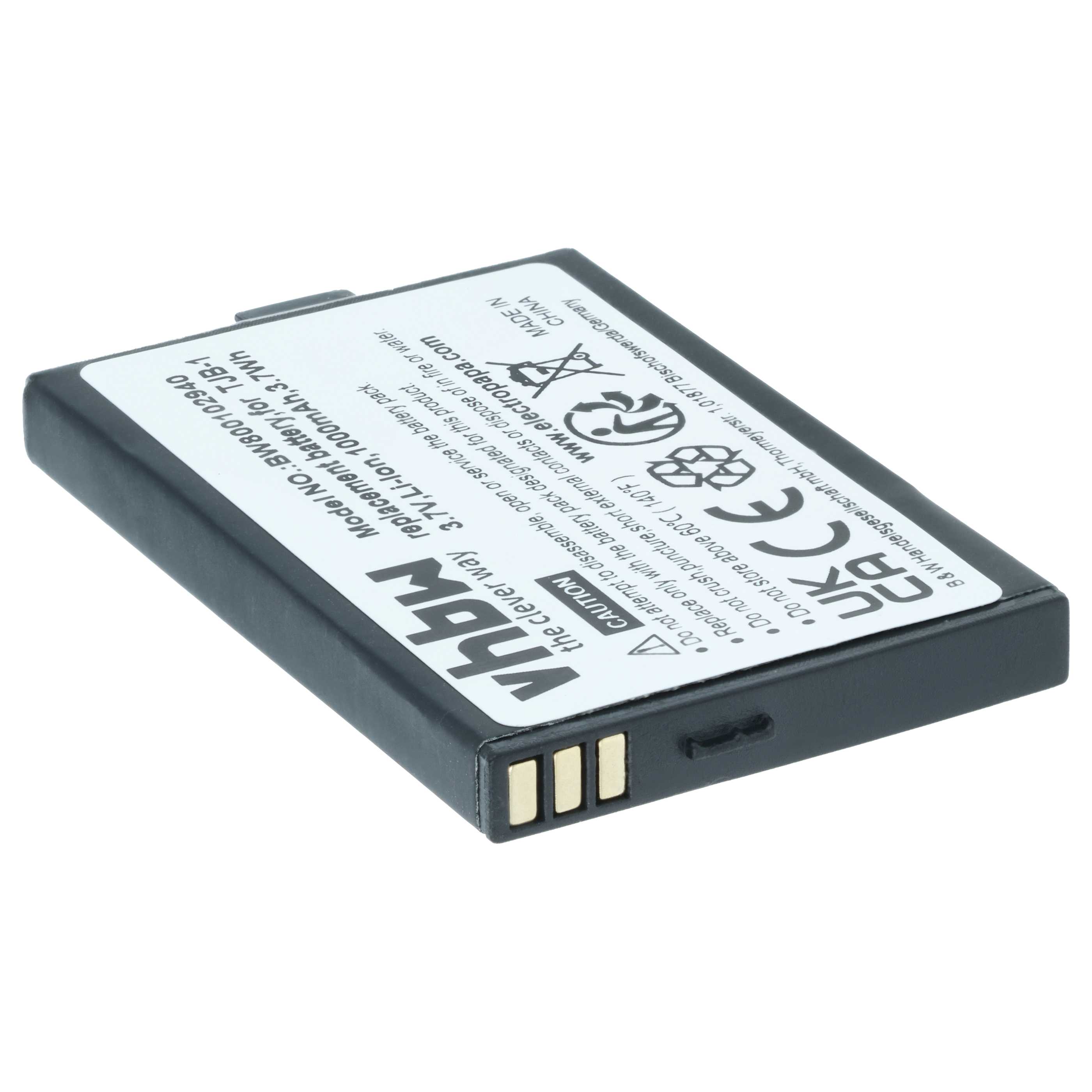 Akumulator do telefonu smartfona zamiennik Swissvoice TJB-1 - 1000 mAh 3,7 V Li-Ion