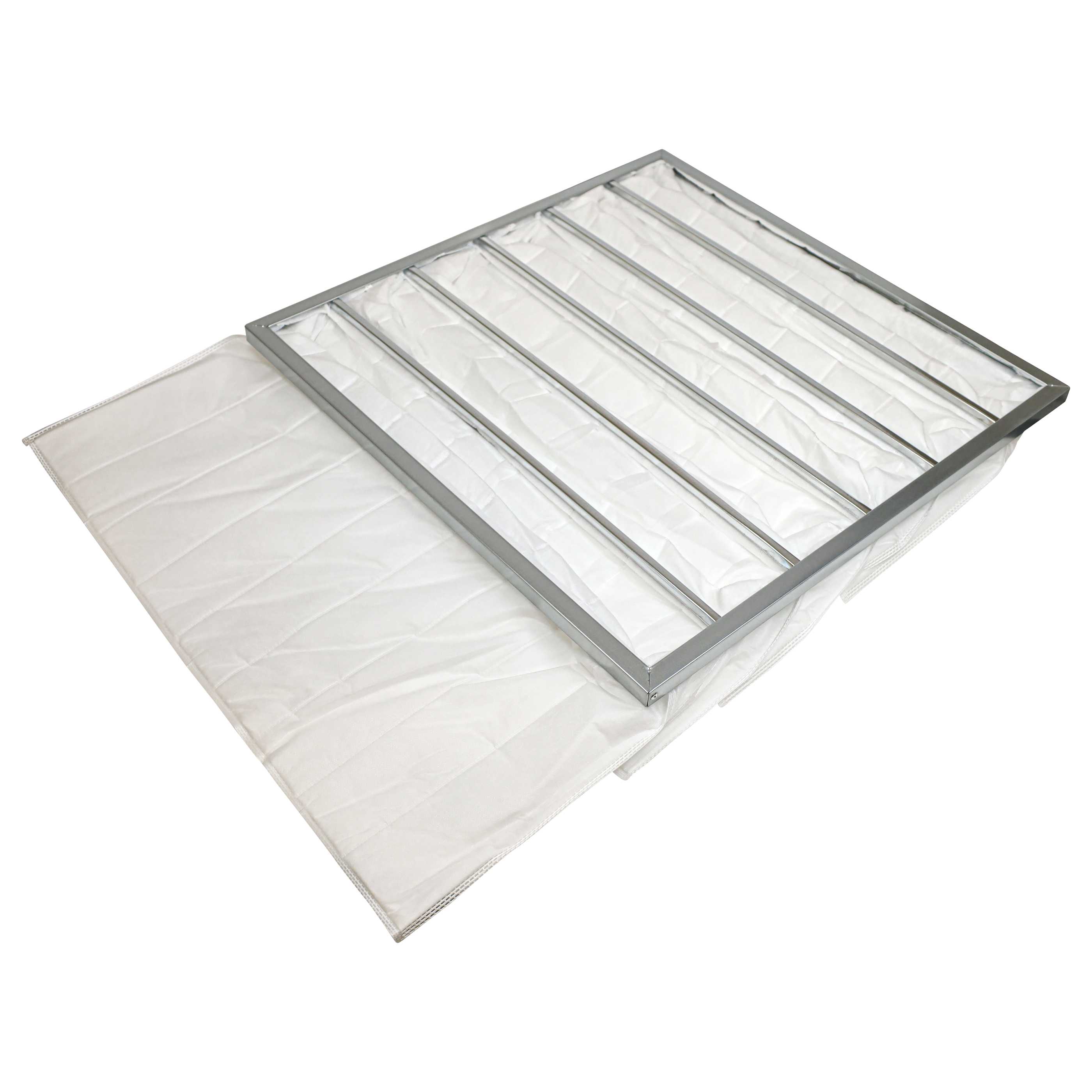 5x Taschenfilter G4 Klimaanlagen, Lüftungsanlagen - 59,5 x 59,2 x 4,7 cm