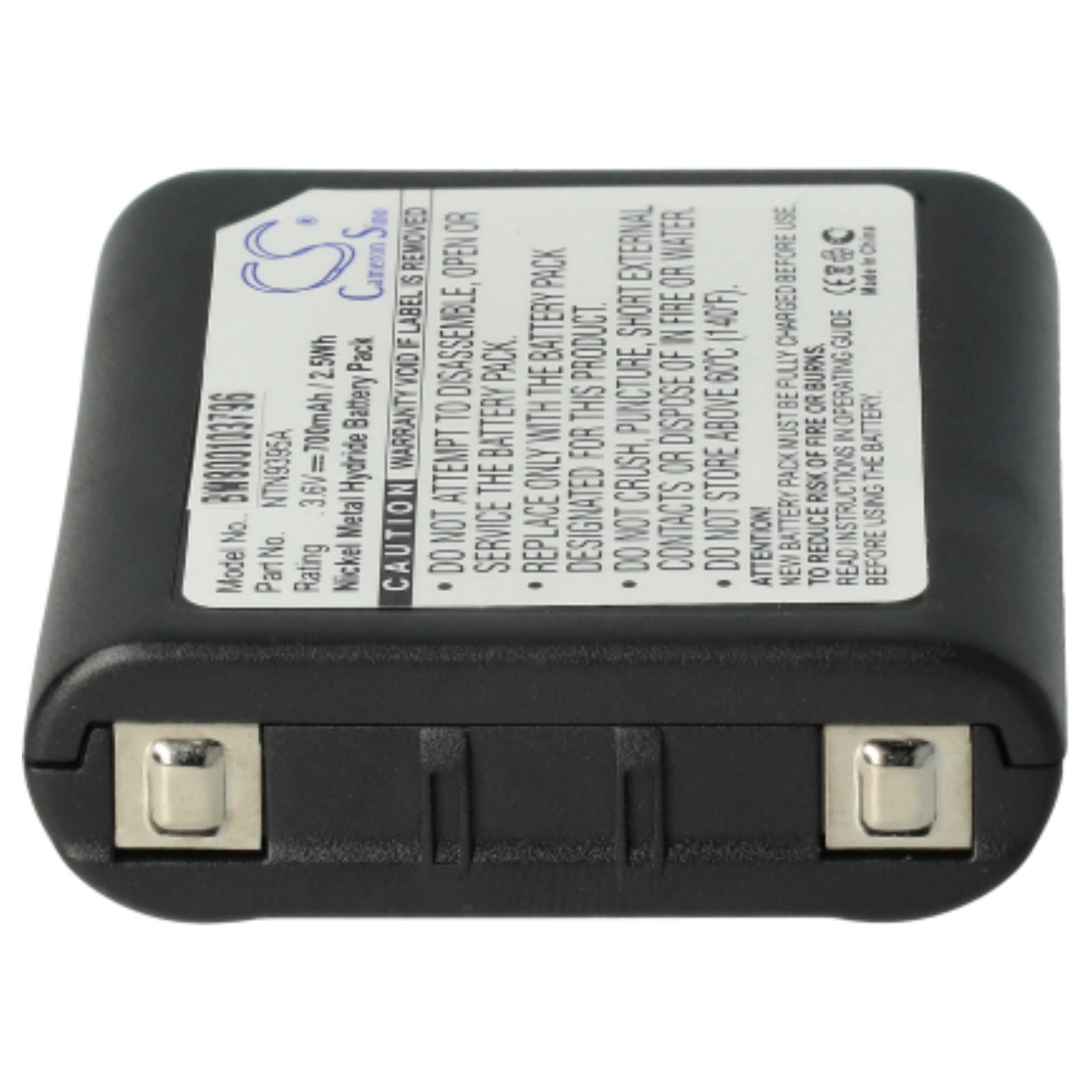 Radio 2x Battery replaces Motorola 1532, 56315, AP-4002H, 56318, AP-4002, 4002A, 53615 - 700 mAh 3.6 V NiMH