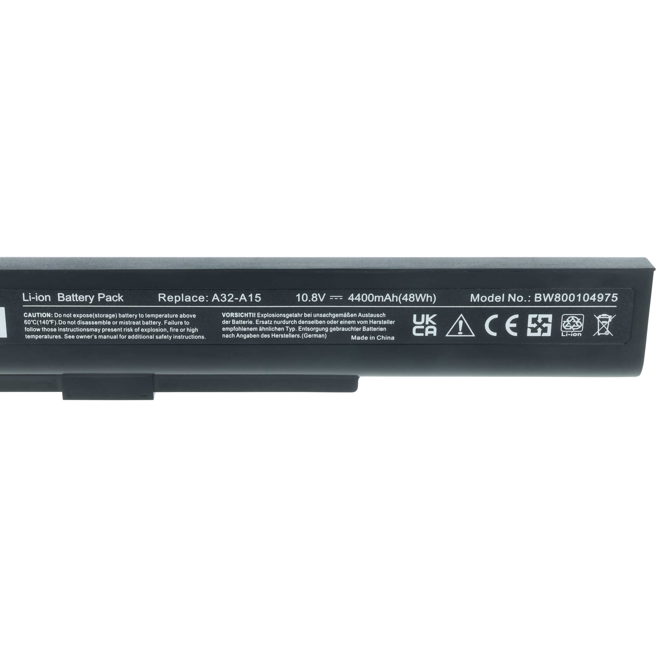 Akumulator do laptopa zamiennik Medion A42-H36, A32-A15, A41-A15, A42-A15 - 4400 mAh 10,8 V Li-Ion, czarny