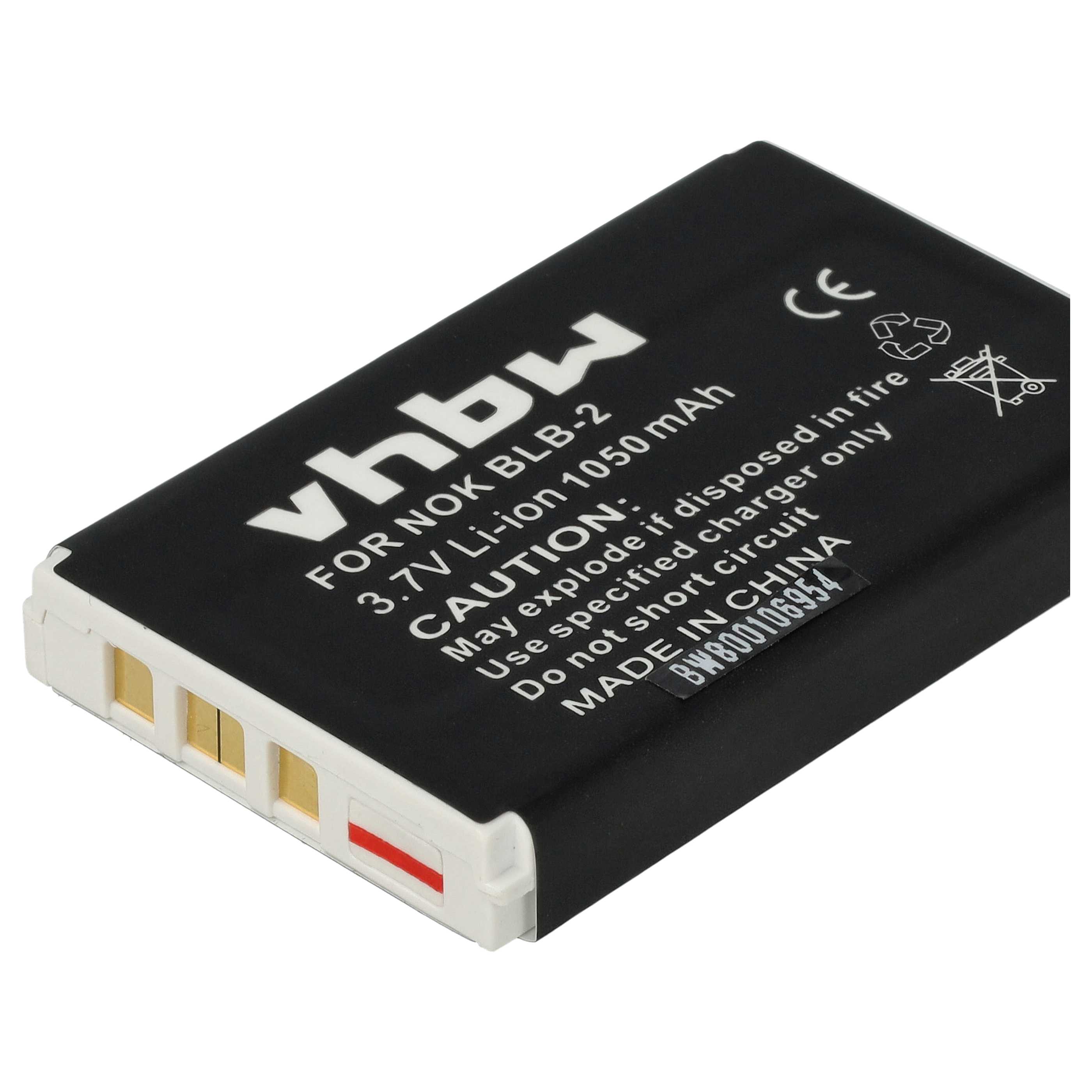 Batteria sostituisce Aiptek ZPT-NKA per cellulare - 1050mAh 3,7V Li-Ion 