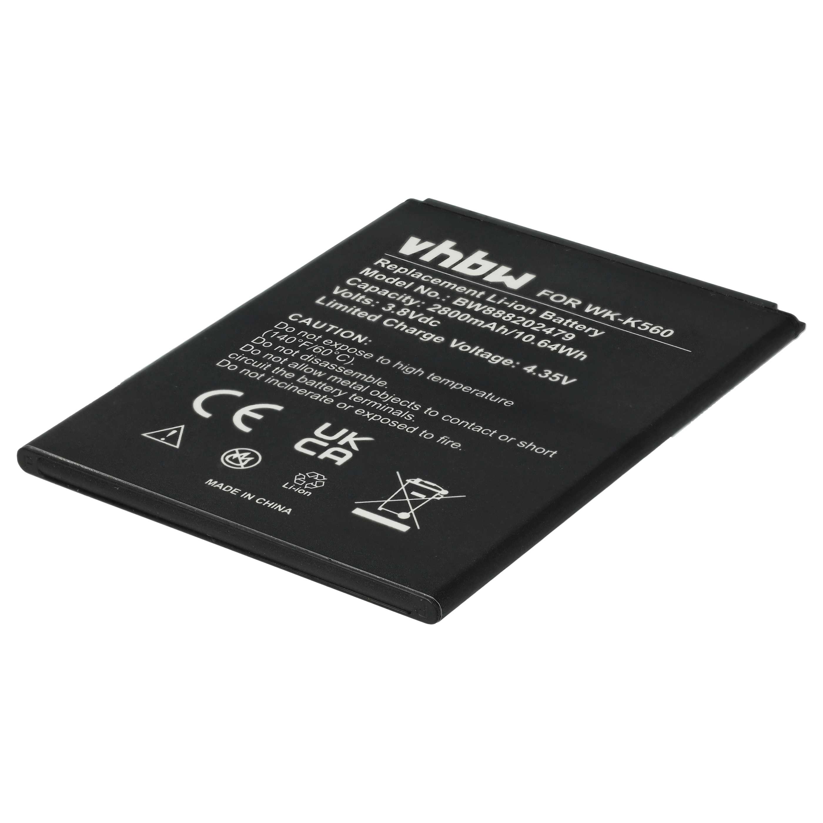 Akumulator do telefonu smartfona zamiennik Wiko K560 - 2800 mAh 3,8 V Li-Ion