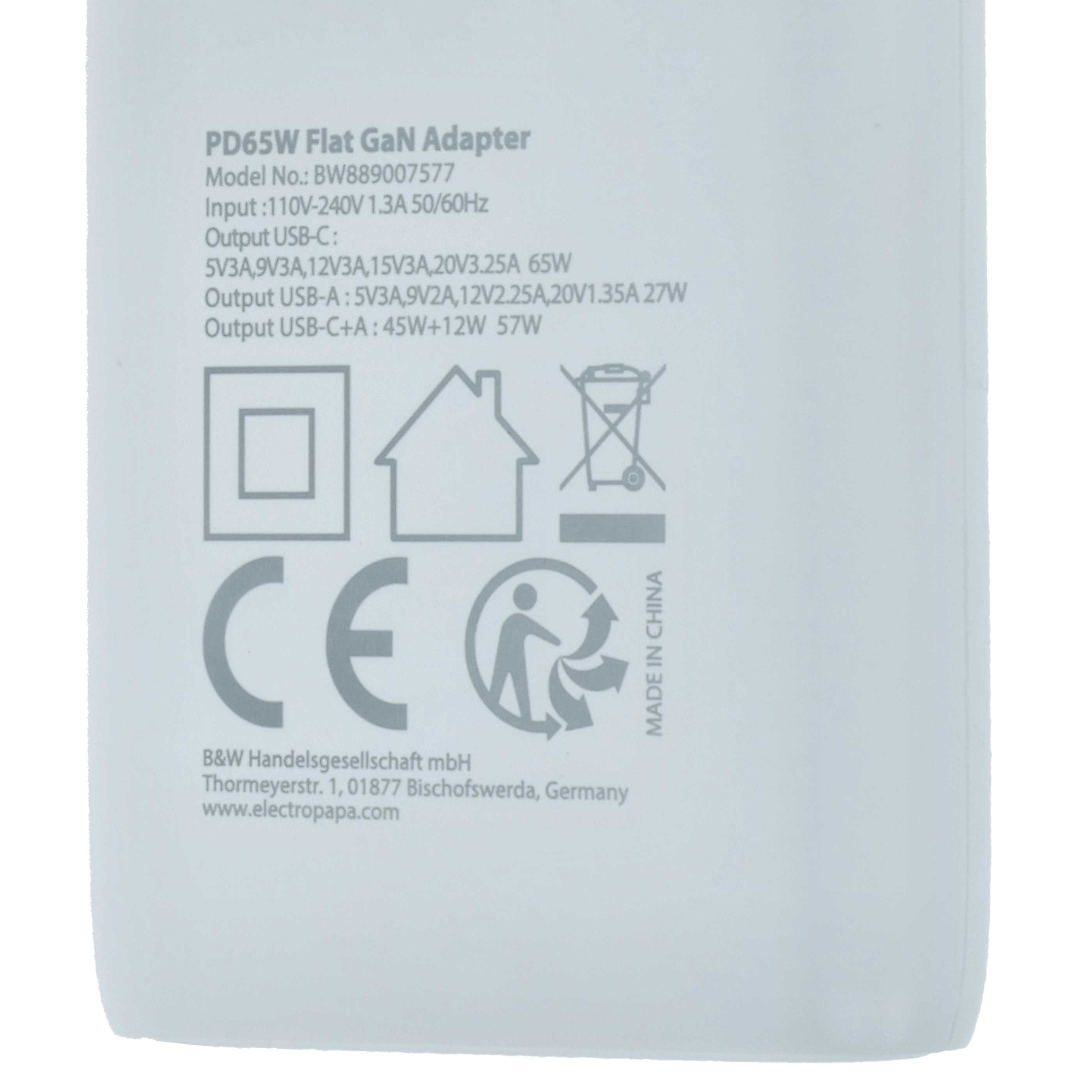 Mains Power Adapter various Electric Devices - 5 / 9 / 12 / 15 / 20 V