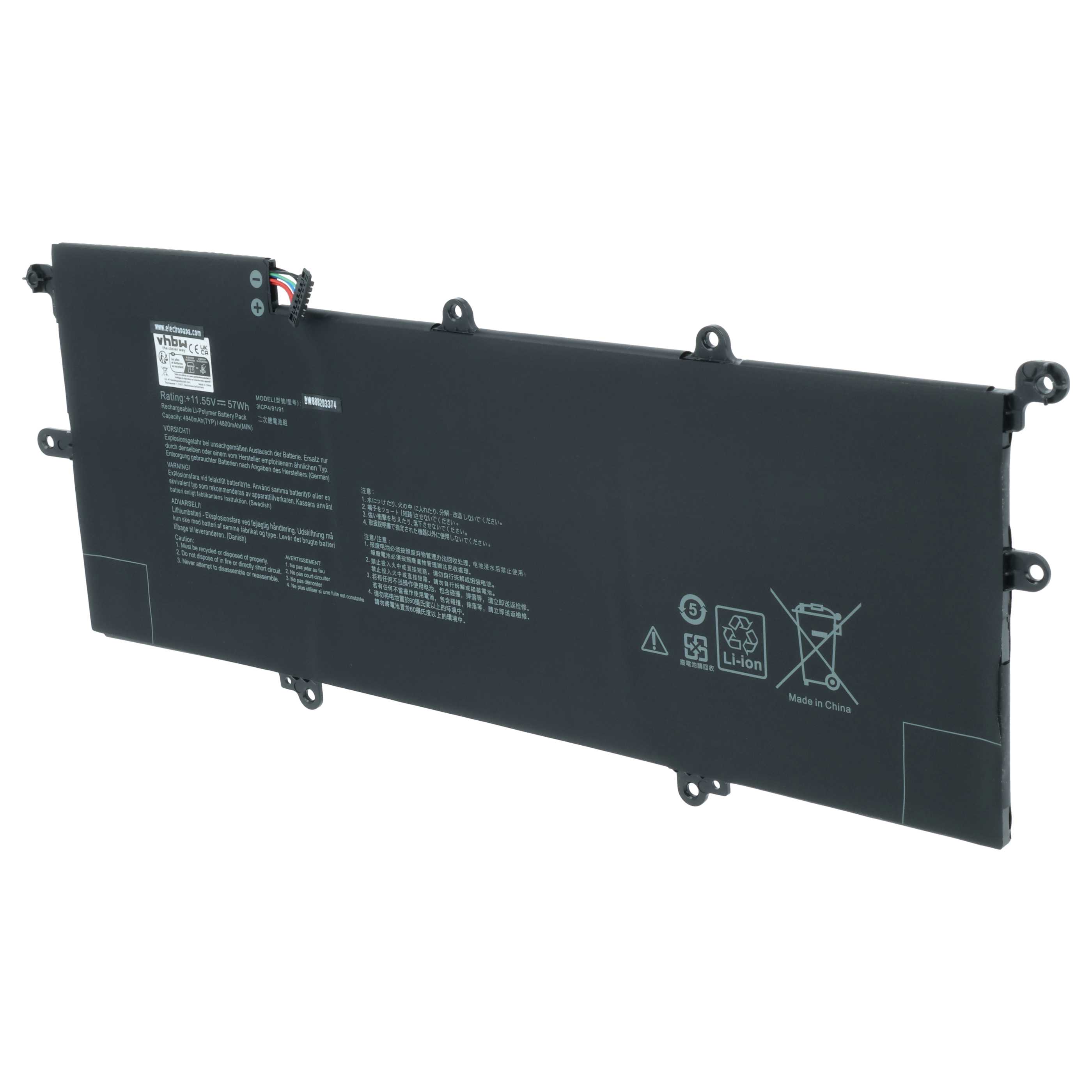 Akumulator do laptopa zamiennik Asus 0B200-02750000, C31N1714 - 4850 mAh 11,52 V LiPo
