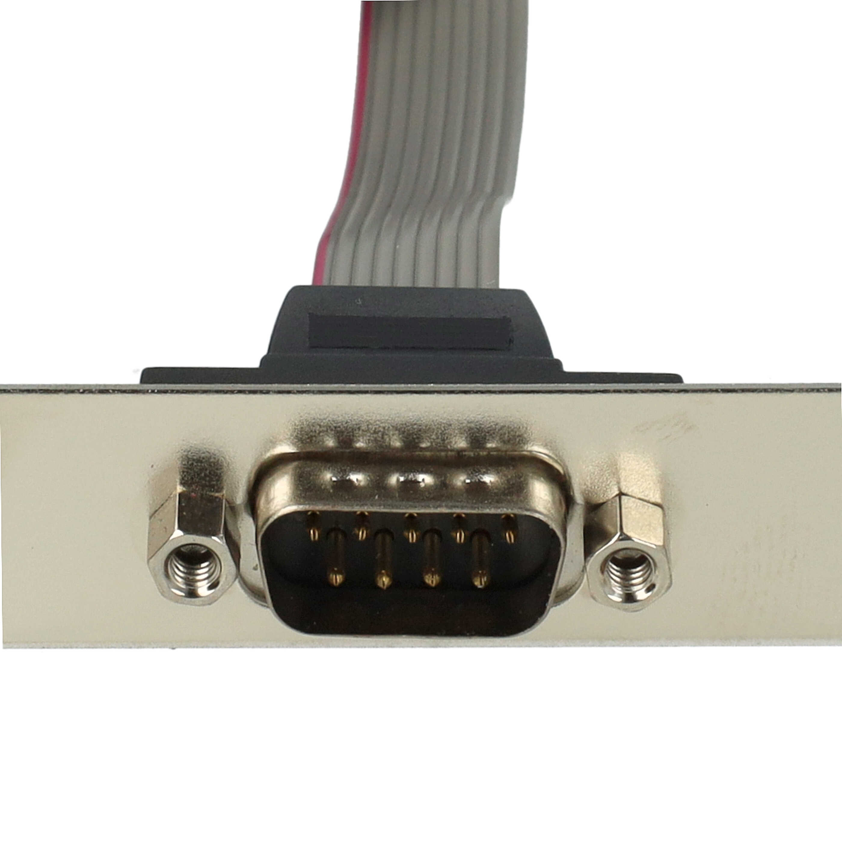 Staffa per slot RS232 per PC - Con cavo RS232 20 cm a 10 pin della scheda madre