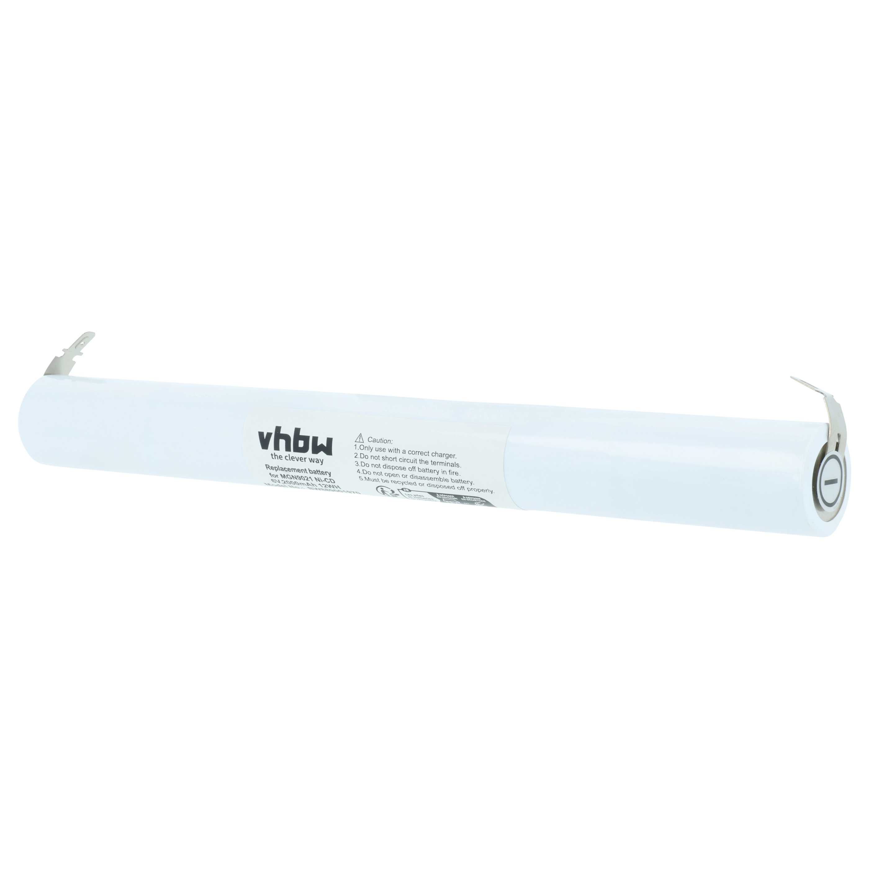 5x Akumulator do oświetlenia awaryjnego zamiennik NX MGN9021, 5xSC ST4 HT 6V - 2000 mAh 6 V NiCd