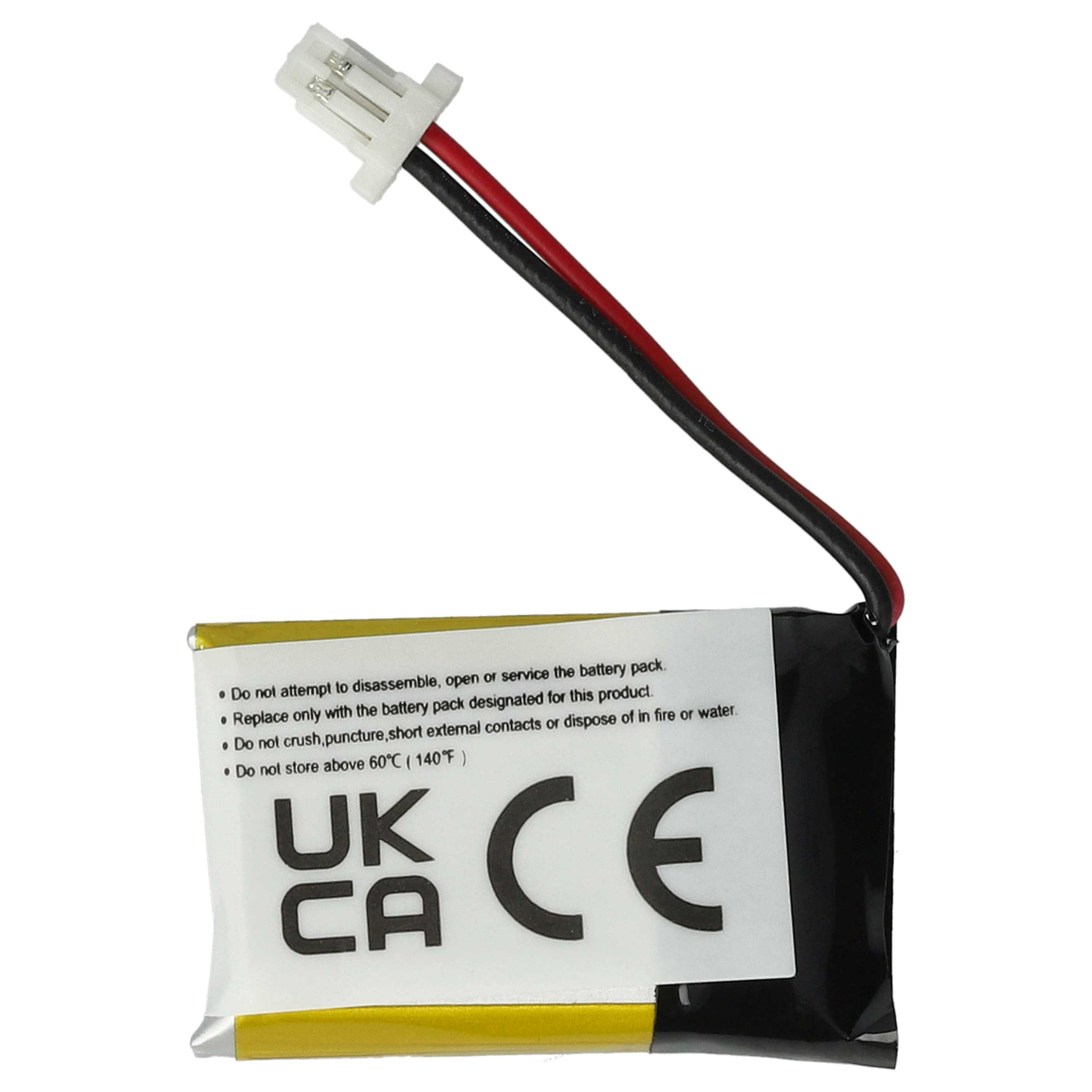 2x Akumulator do słuchawek bezprzewodowych zamiennik Plantronics 84479-01, 86180-01 - 140 mAh 3,7 V LiPo