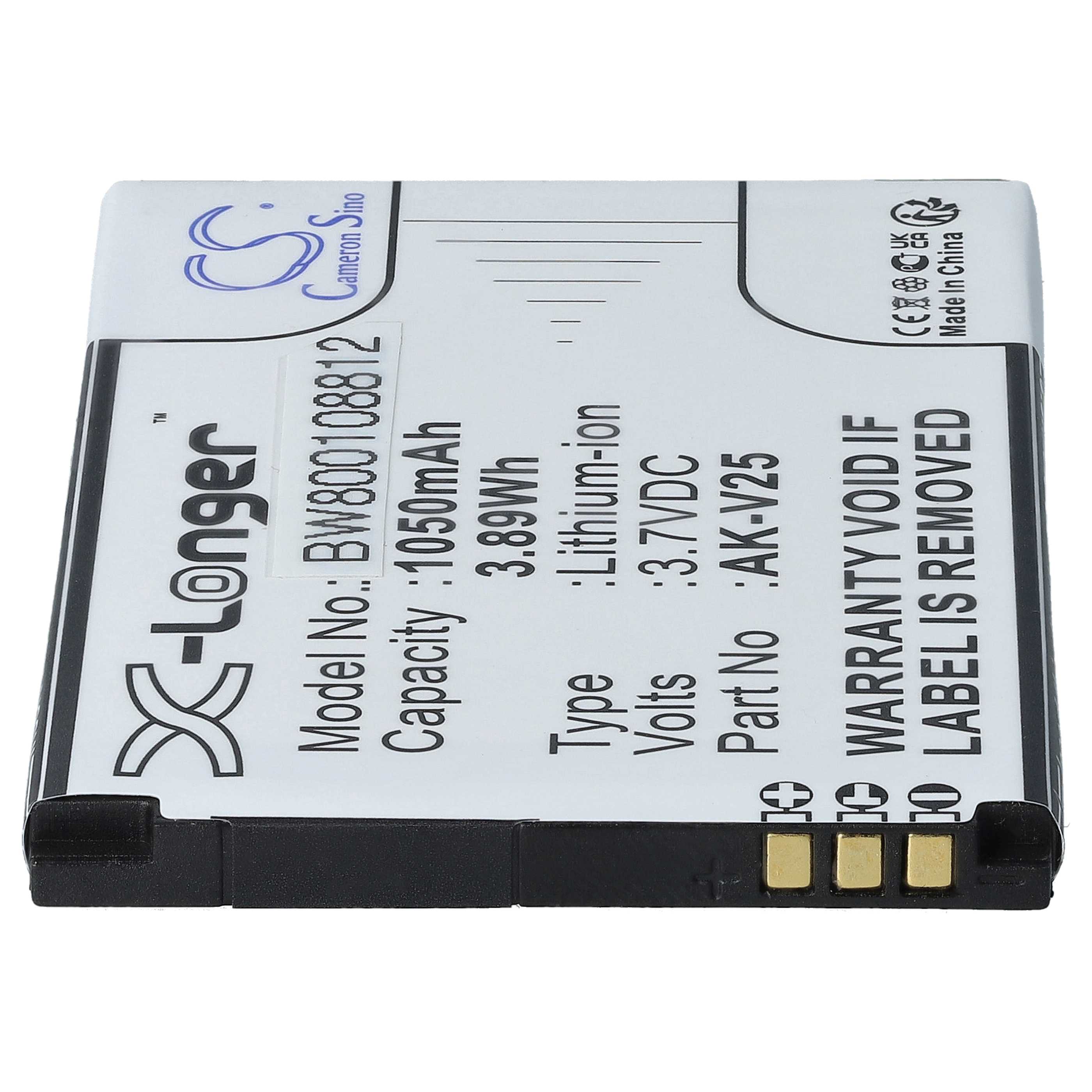 Akumulator do telefonu smartfona zamiennik Emporia AK-V25, AK-25 V2.0 - 1050 mAh 3,7 V Li-Ion