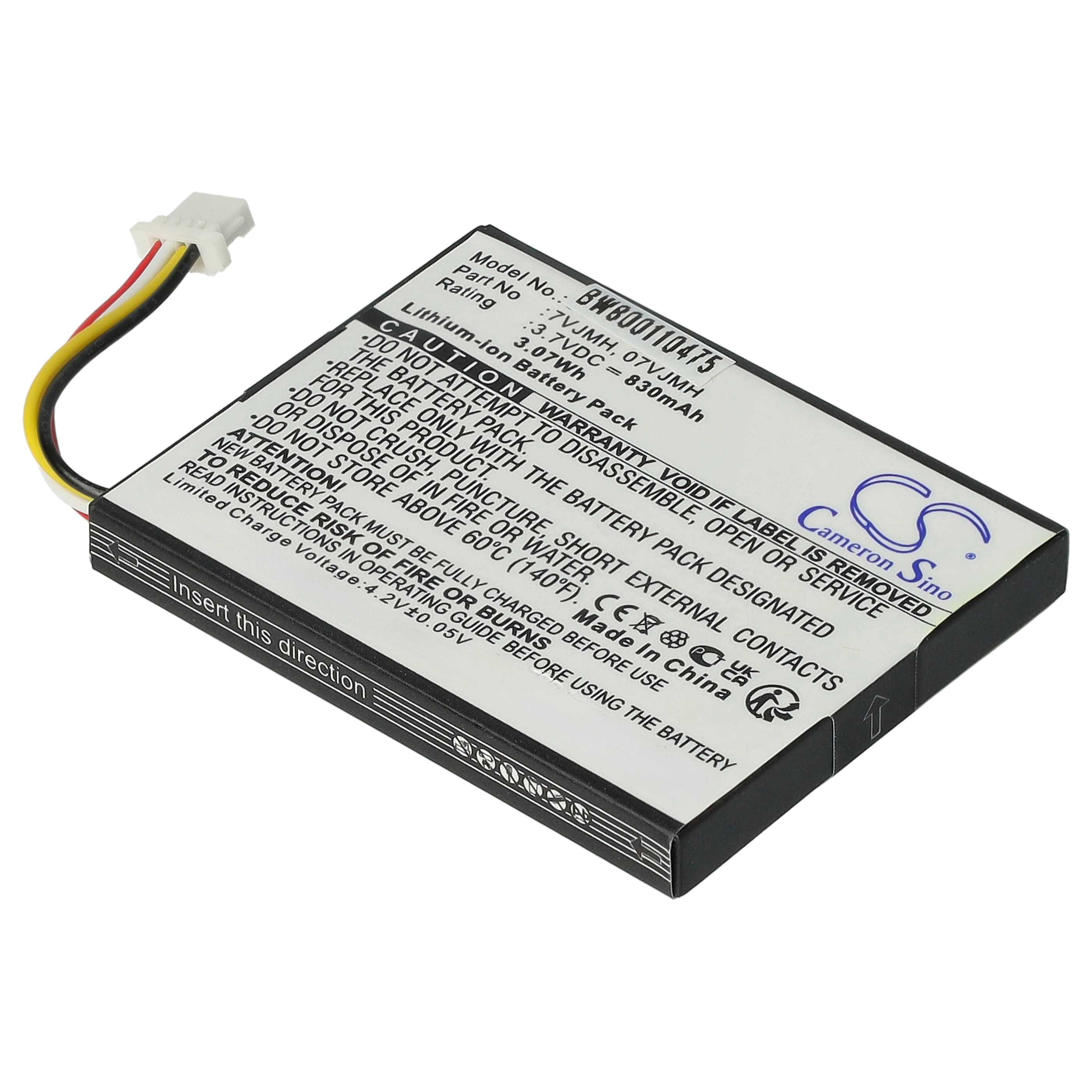 Batería reemplaza Dell 70K80, 07VJMH, T40JJ, 7VJMH, 070K80 para unidad RAID Dell - 830 mAh, 3,7 V